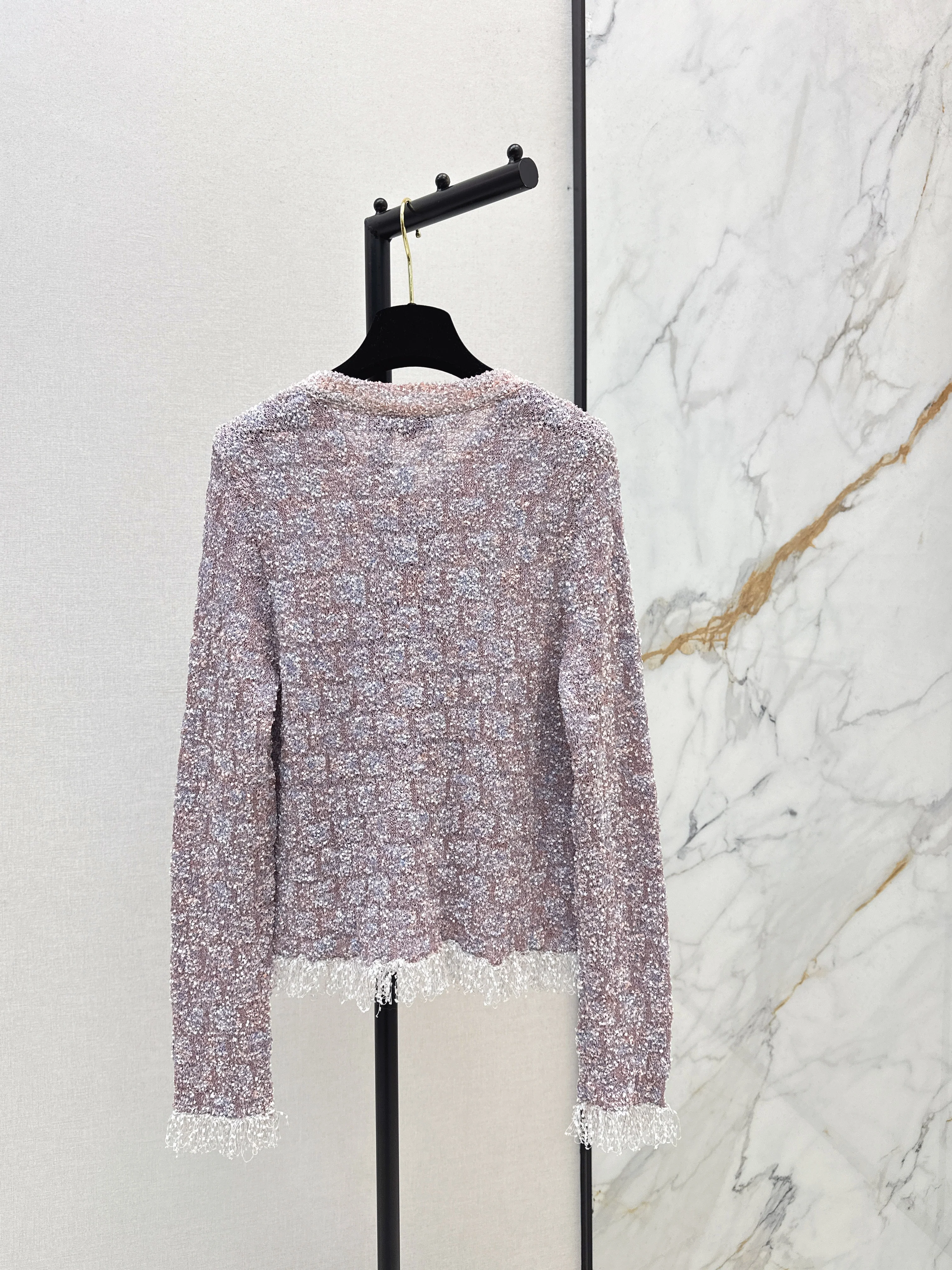 Chan 26ss tassel cardigan