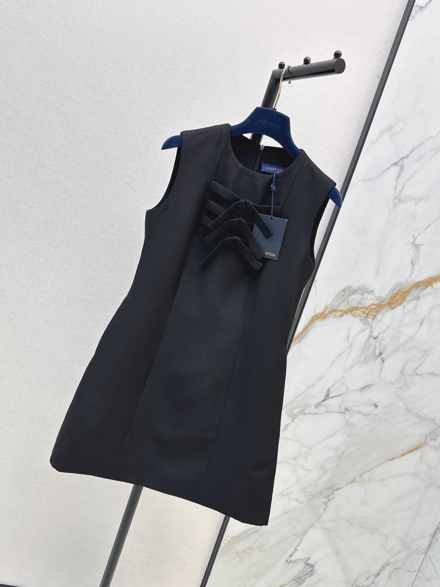 Loui 26ss sleeveless bow dress