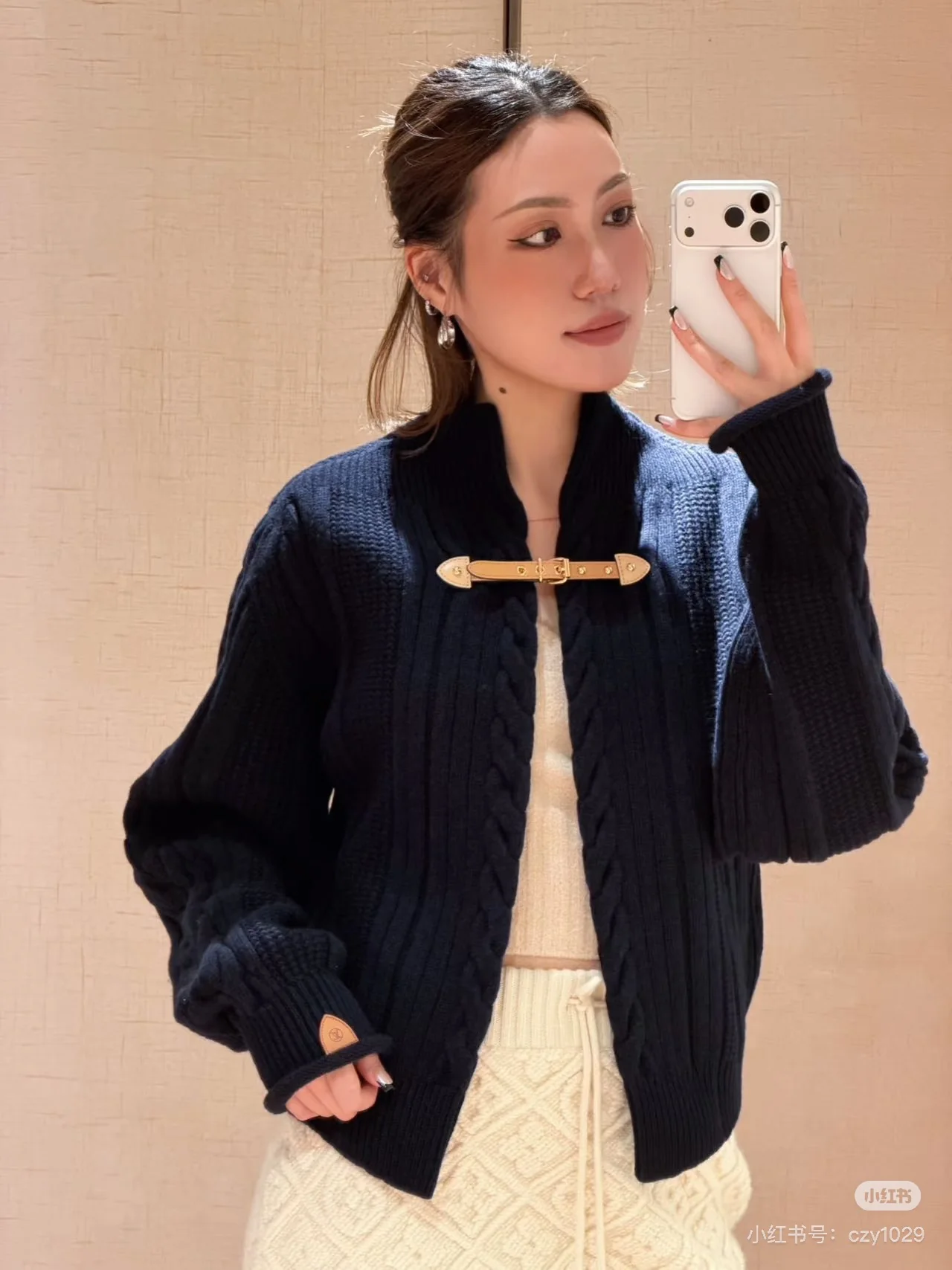 Louis 26ss wool knitted jacket