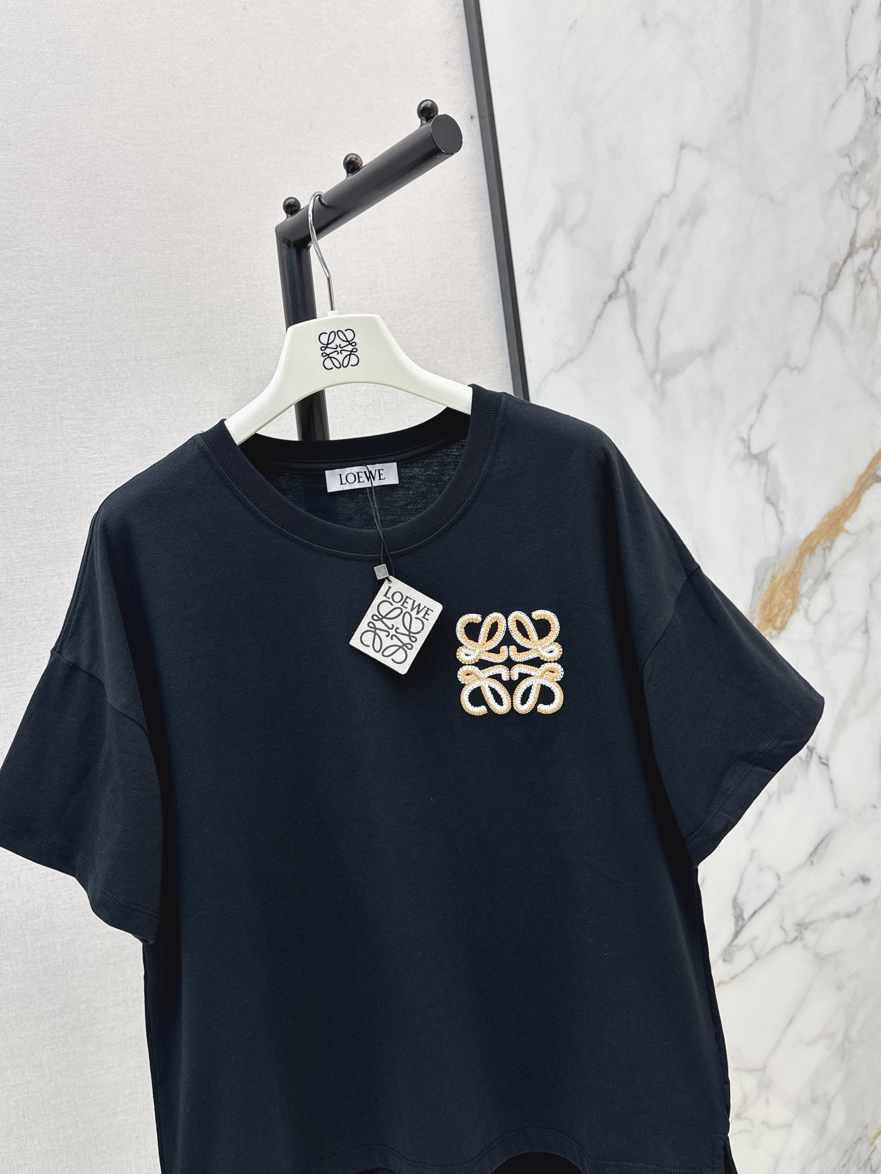 Loe 26ss embroidery t-shirt