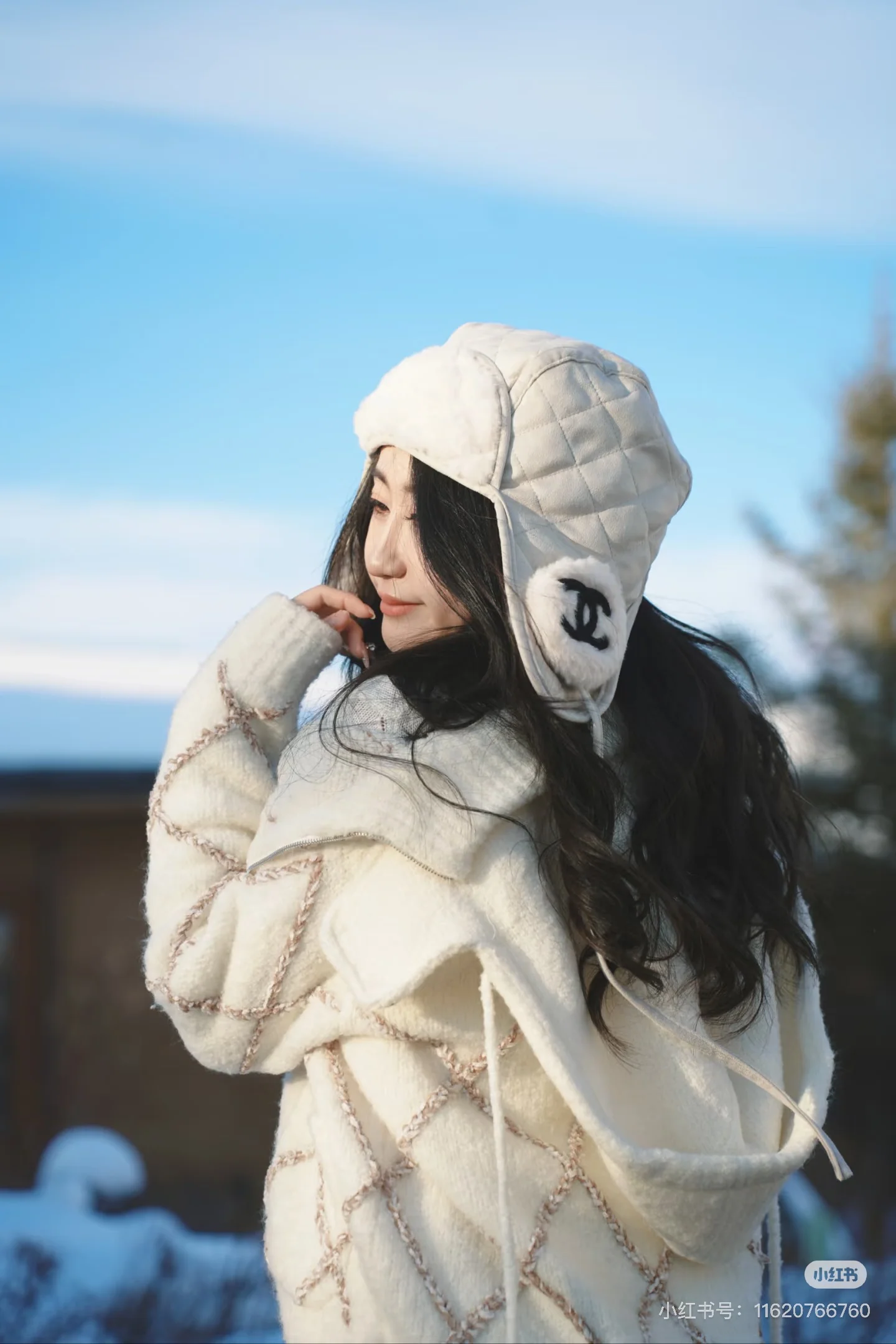 Chan 25fw hooded wool jacket