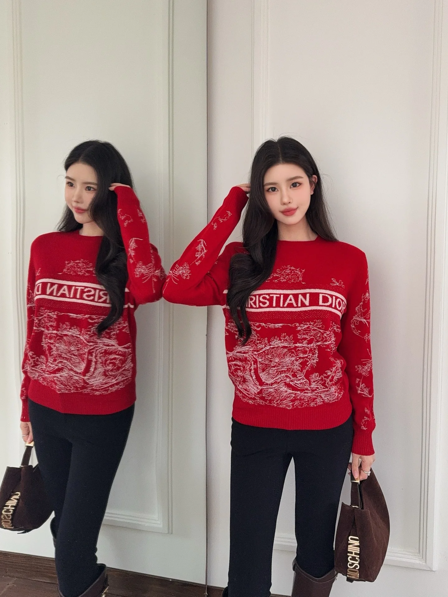CD 26ss embroidery sweater
