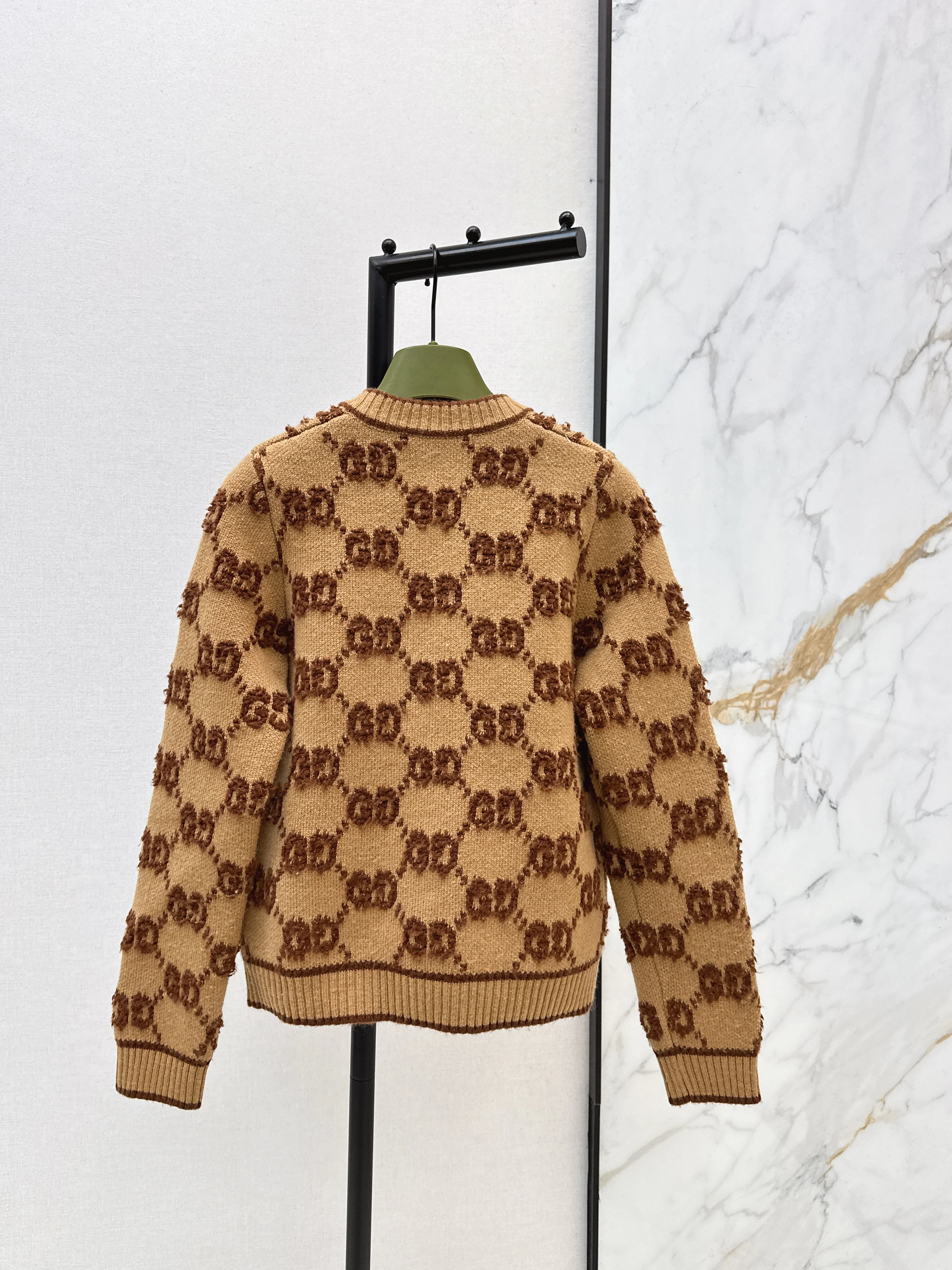 Gucc 26ss jacquard cardigan