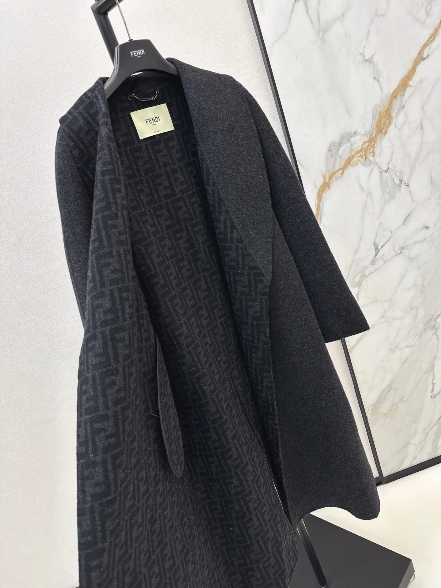 Fend 25fw woolen overcoats