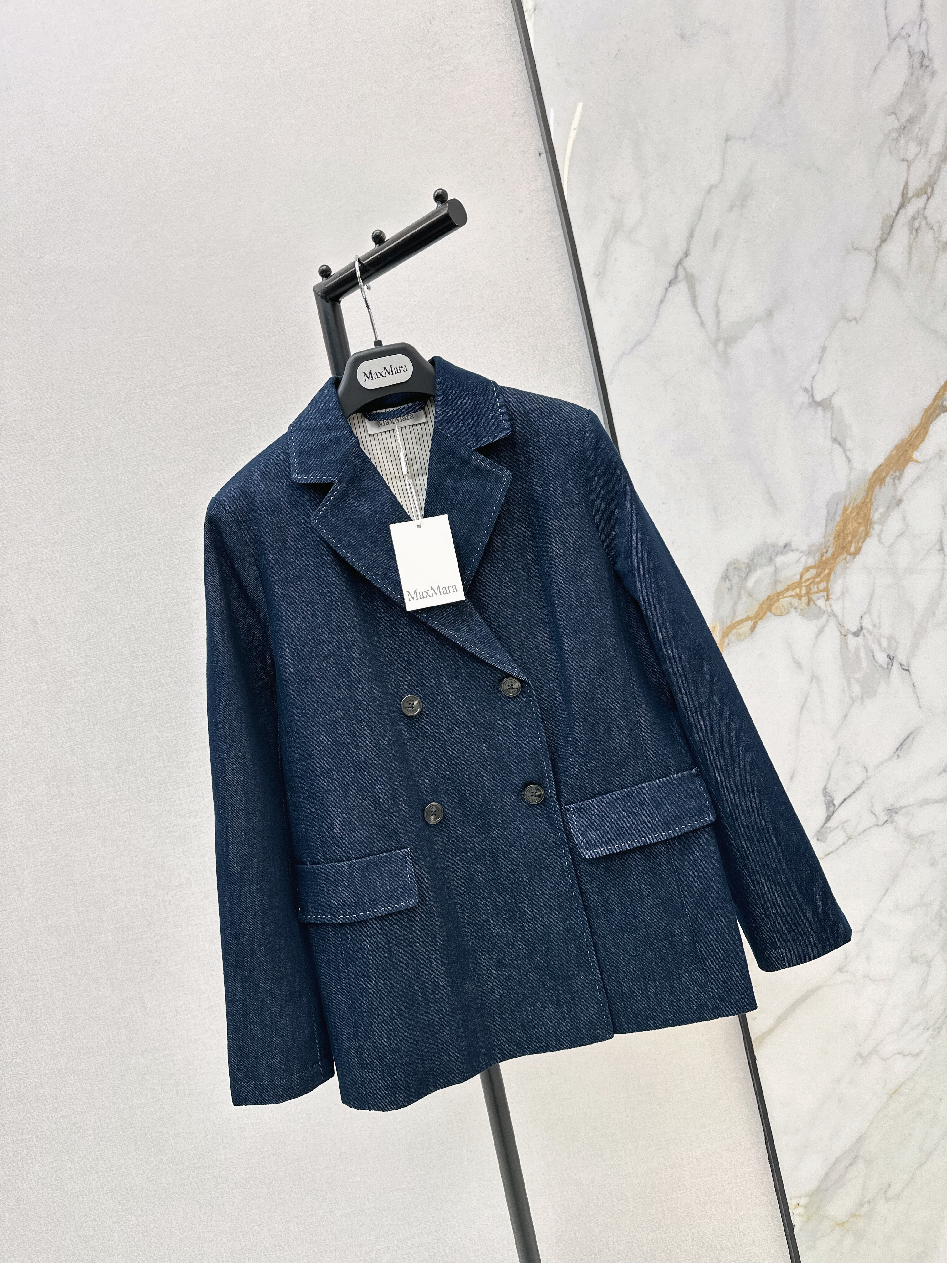 Max 26ss denim blazer