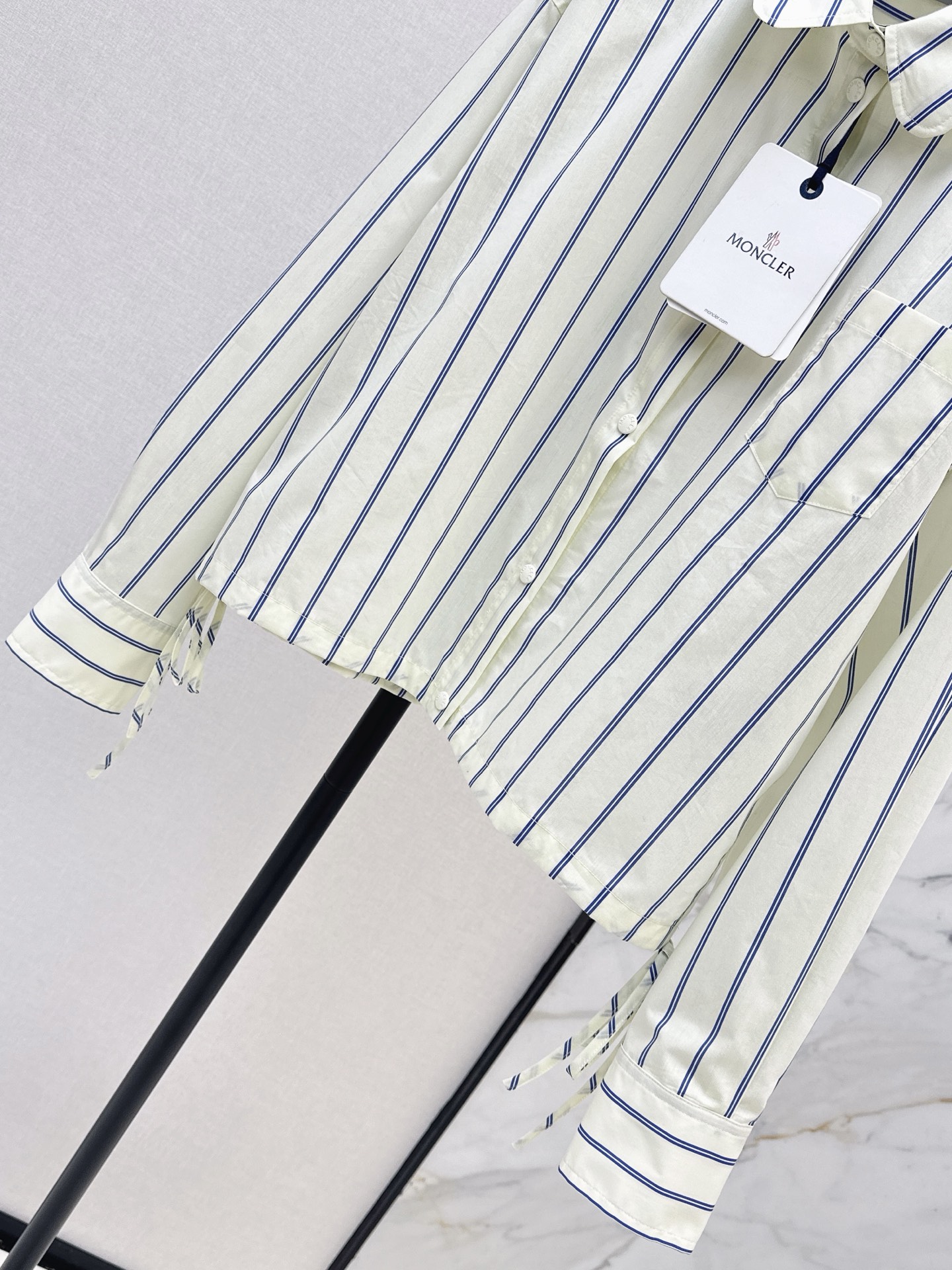 Monc 26ss stripe shirt