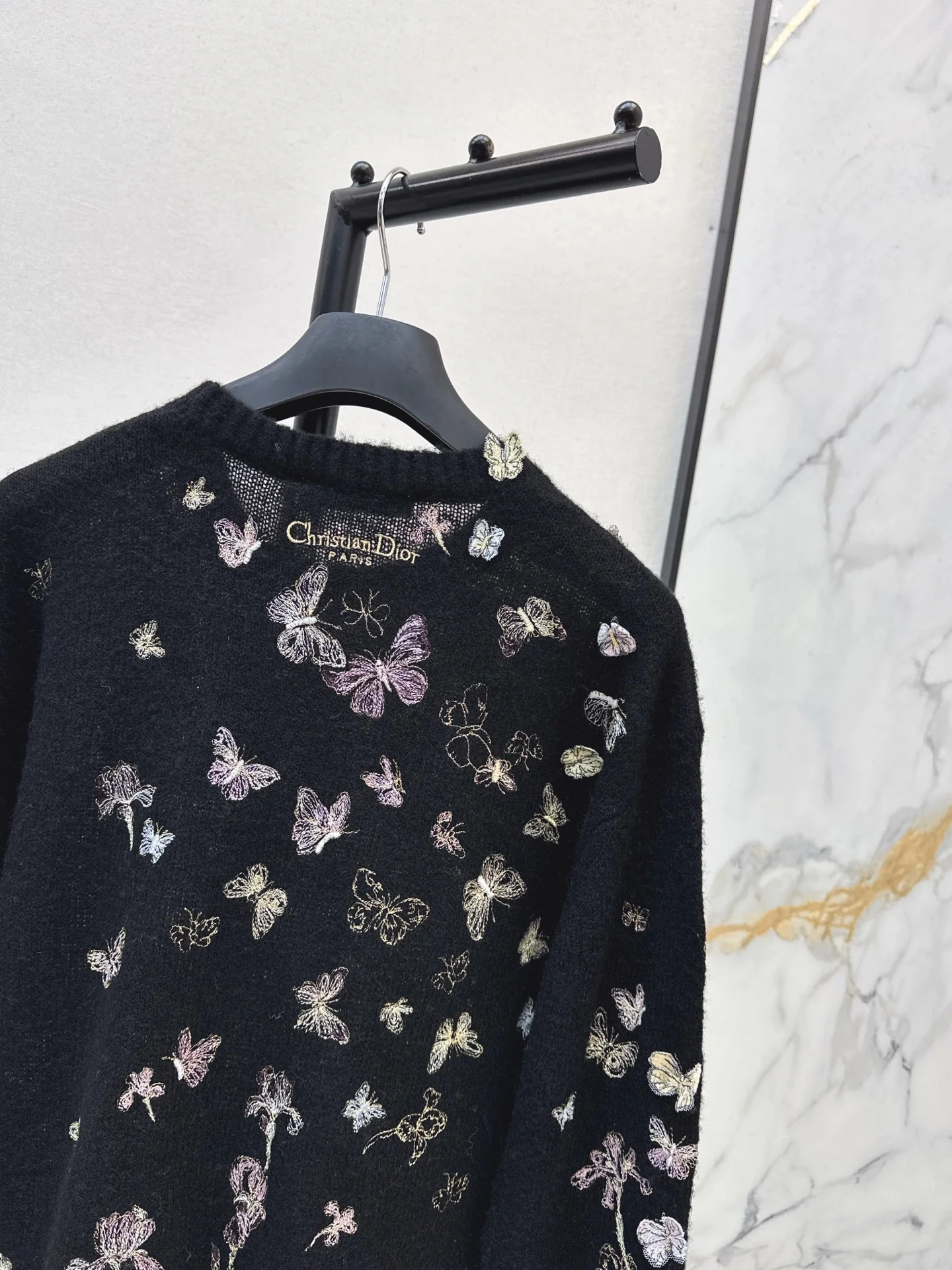 CD 26ss embroidery knitwear