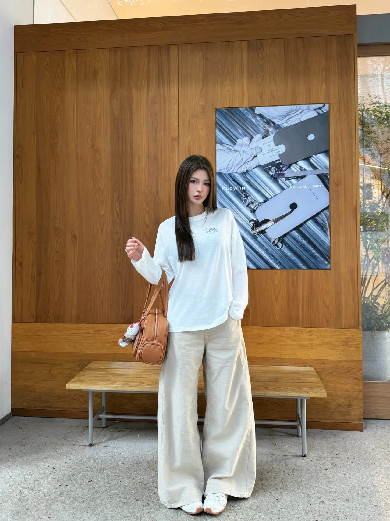 Miu 26ss rhinestone tee