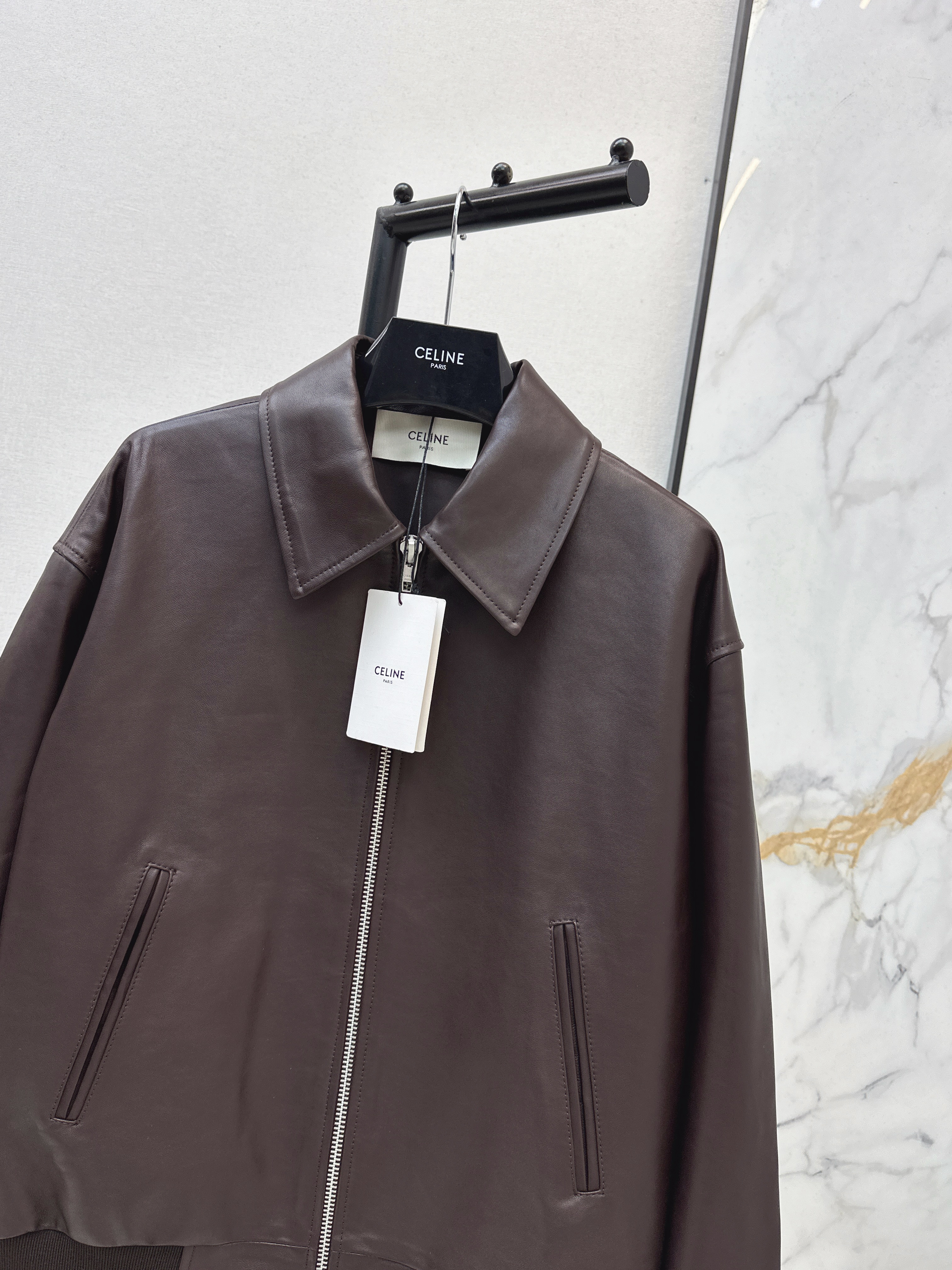 Celi 26ss leather jacket