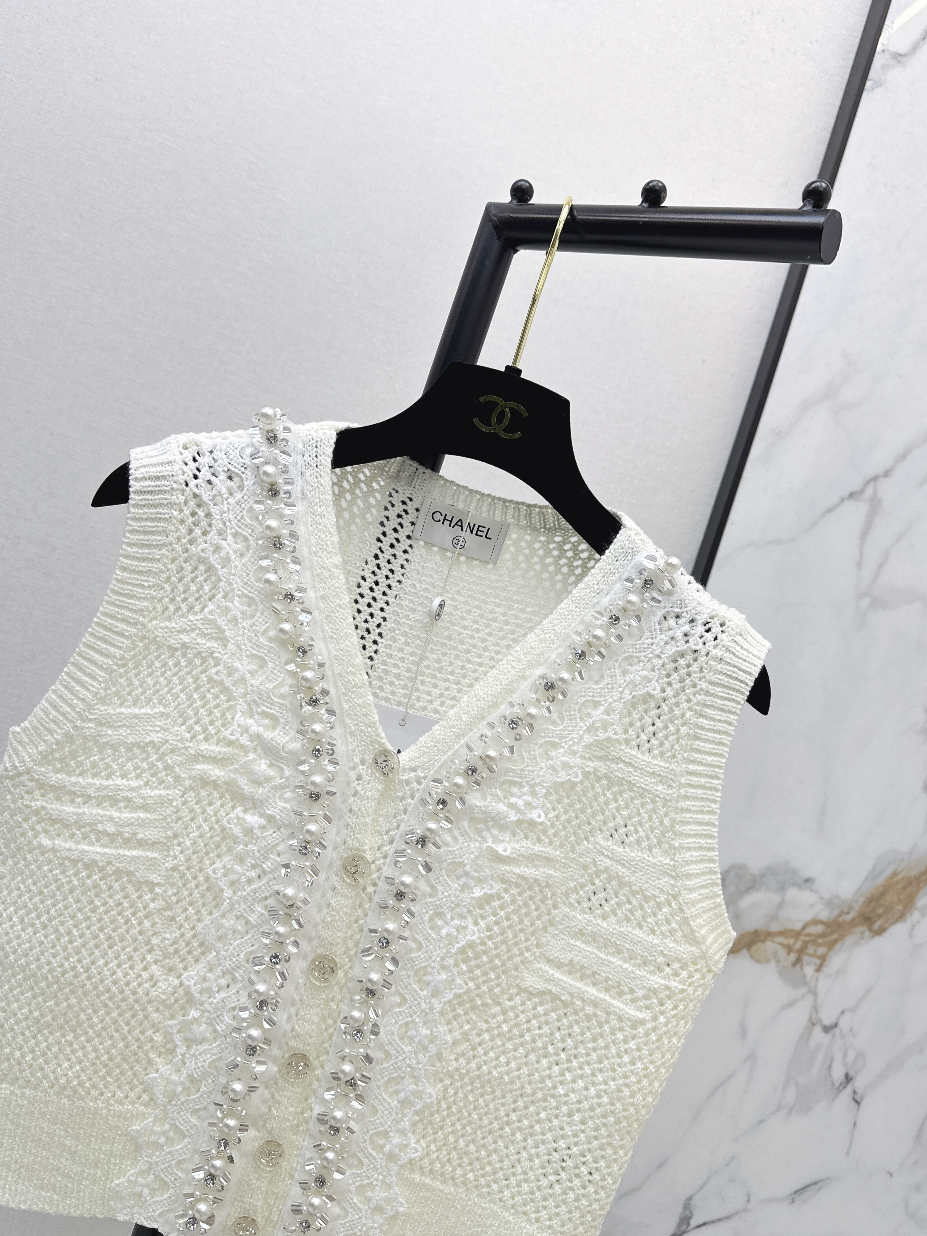 Chan 26ss beding knit vest