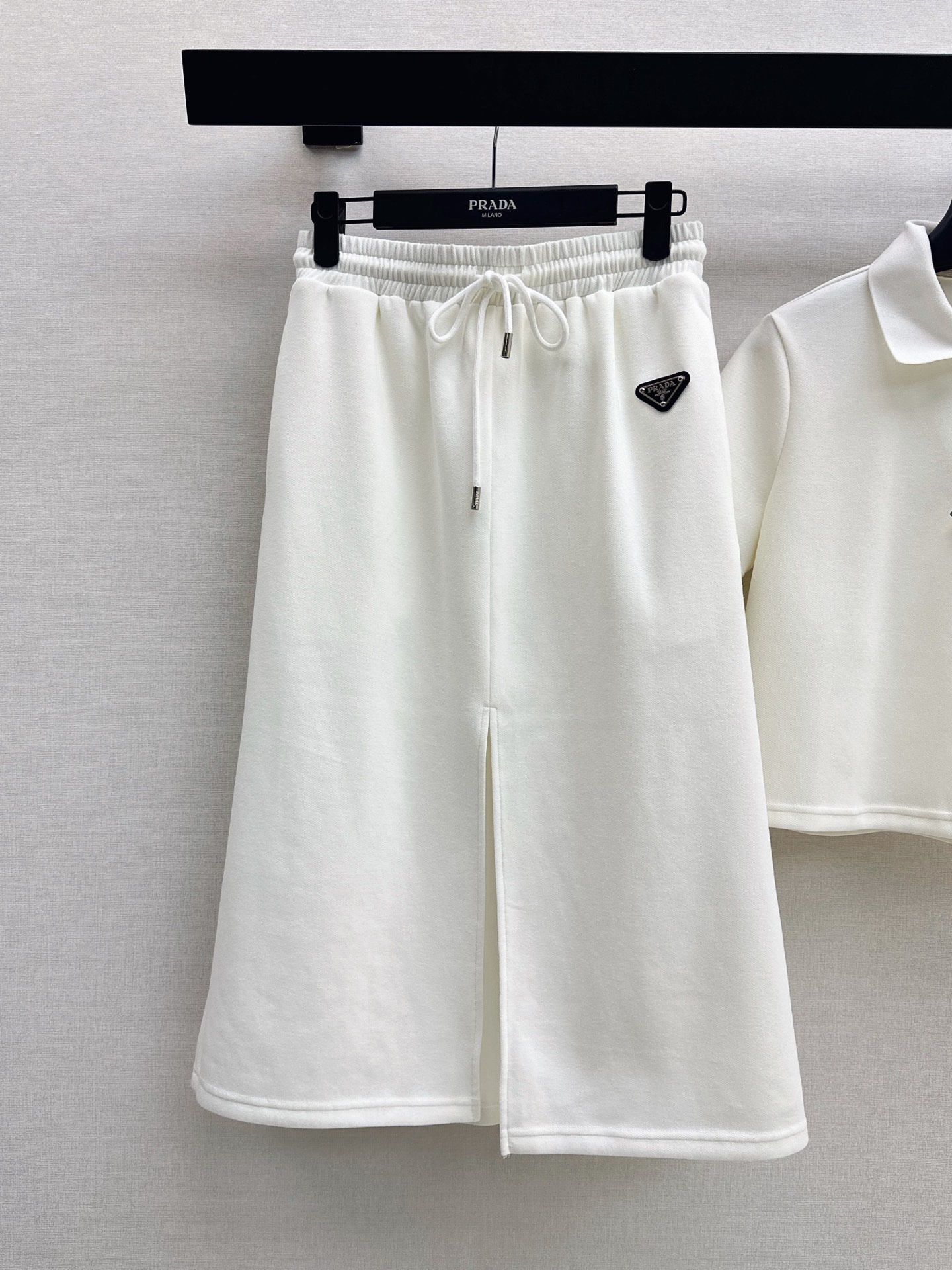 Pra 26ss polo top skirt set