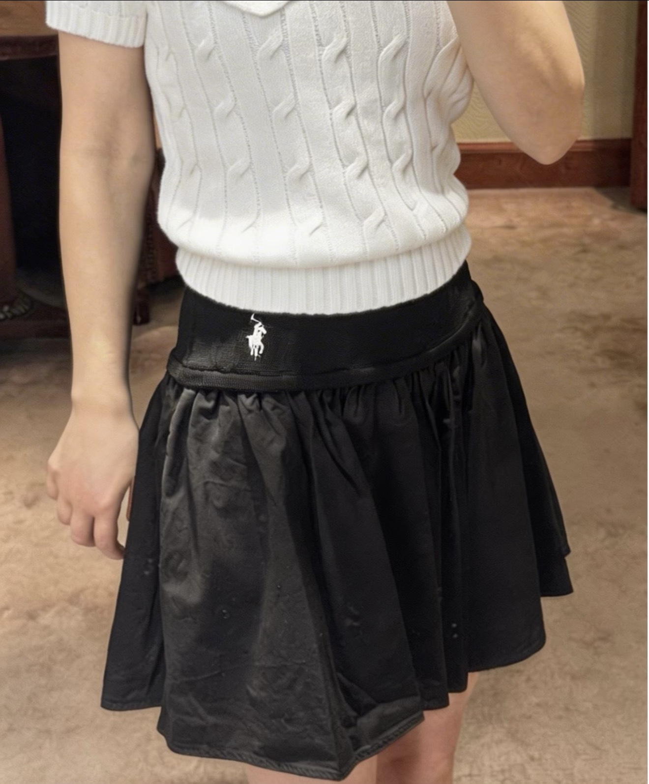 Ralp 26ss pleated skirt