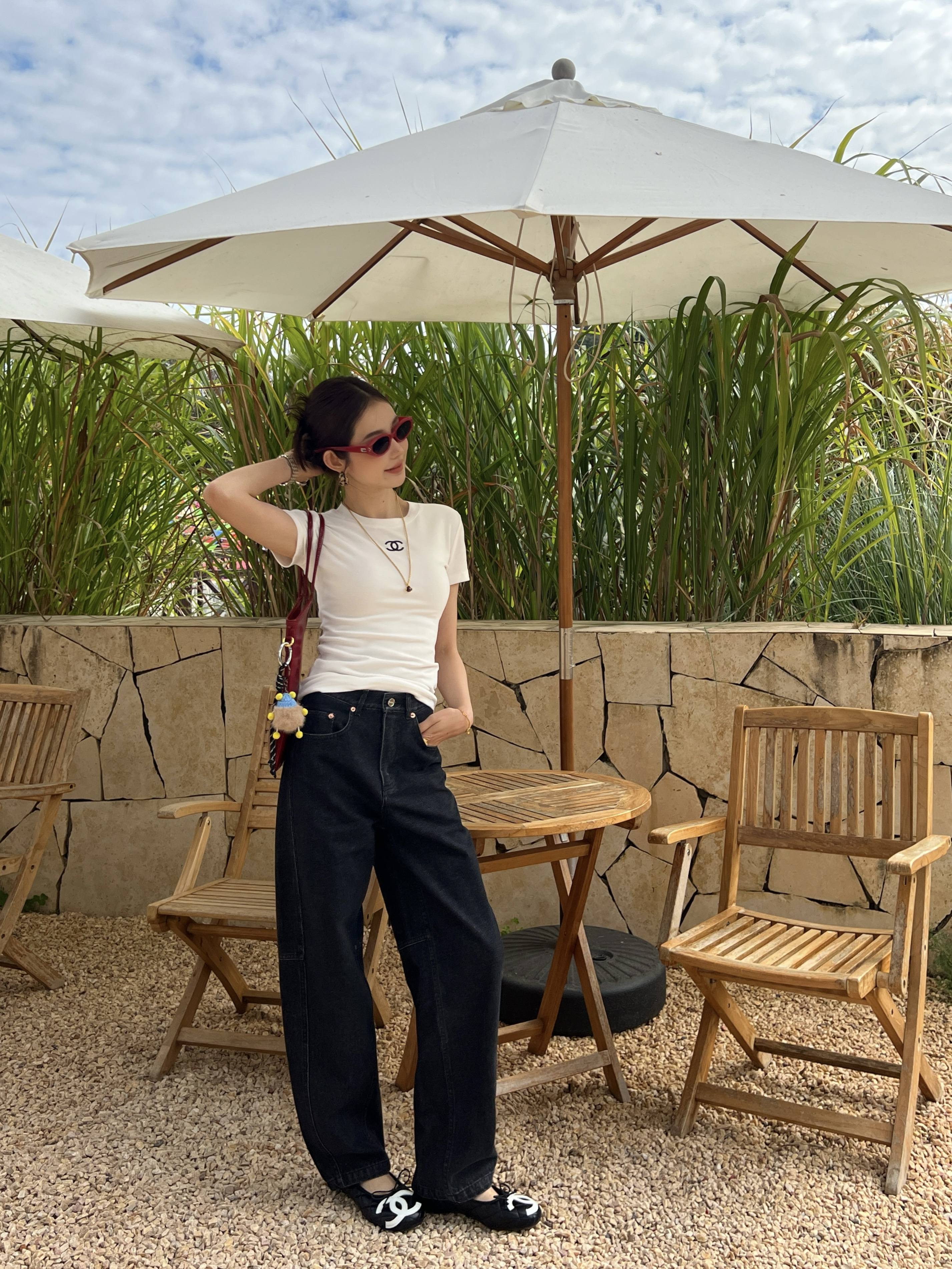 Guc 26ss wide-leg jeans