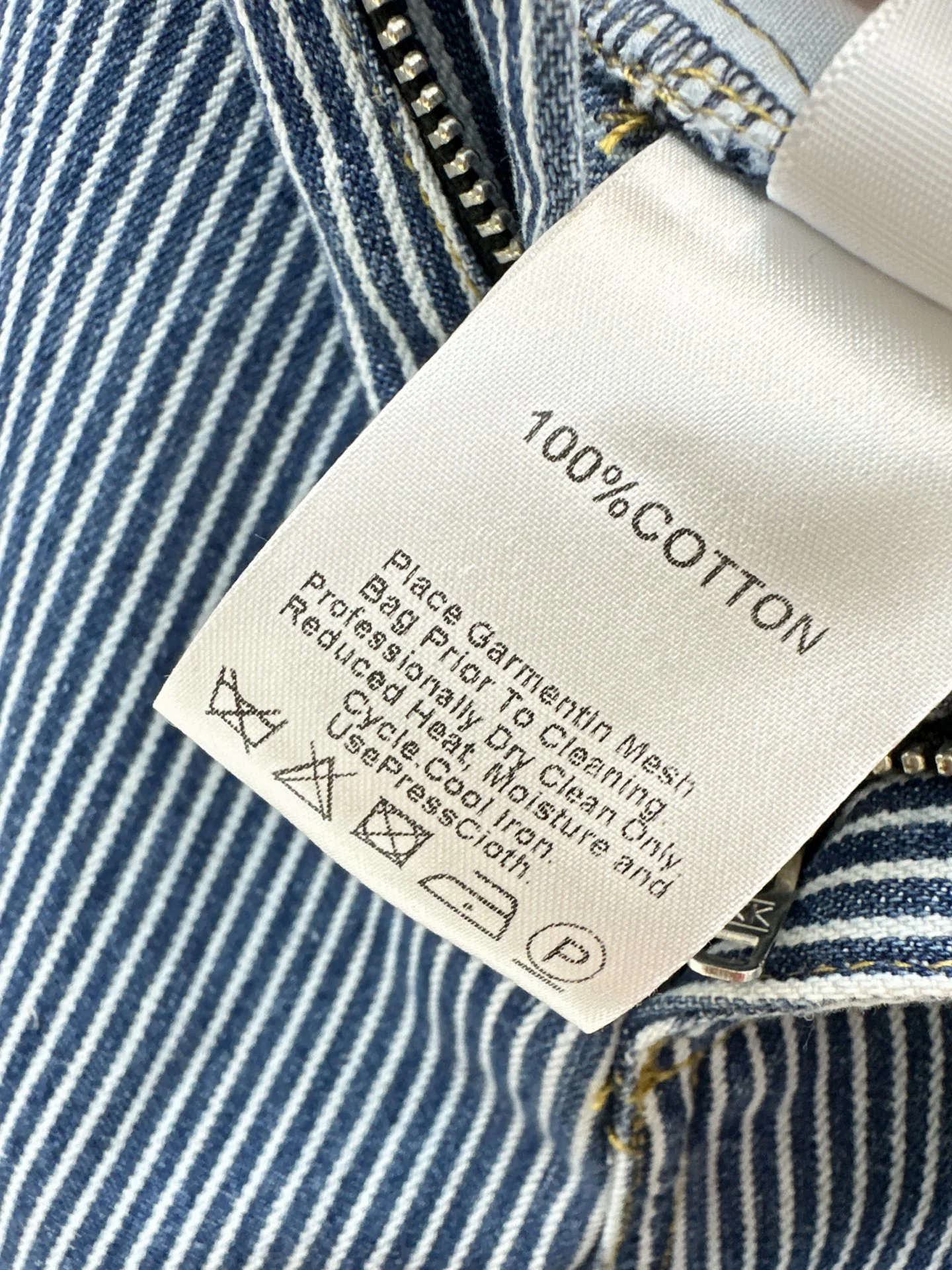 Louis 26ss stripe wide-leg jeans