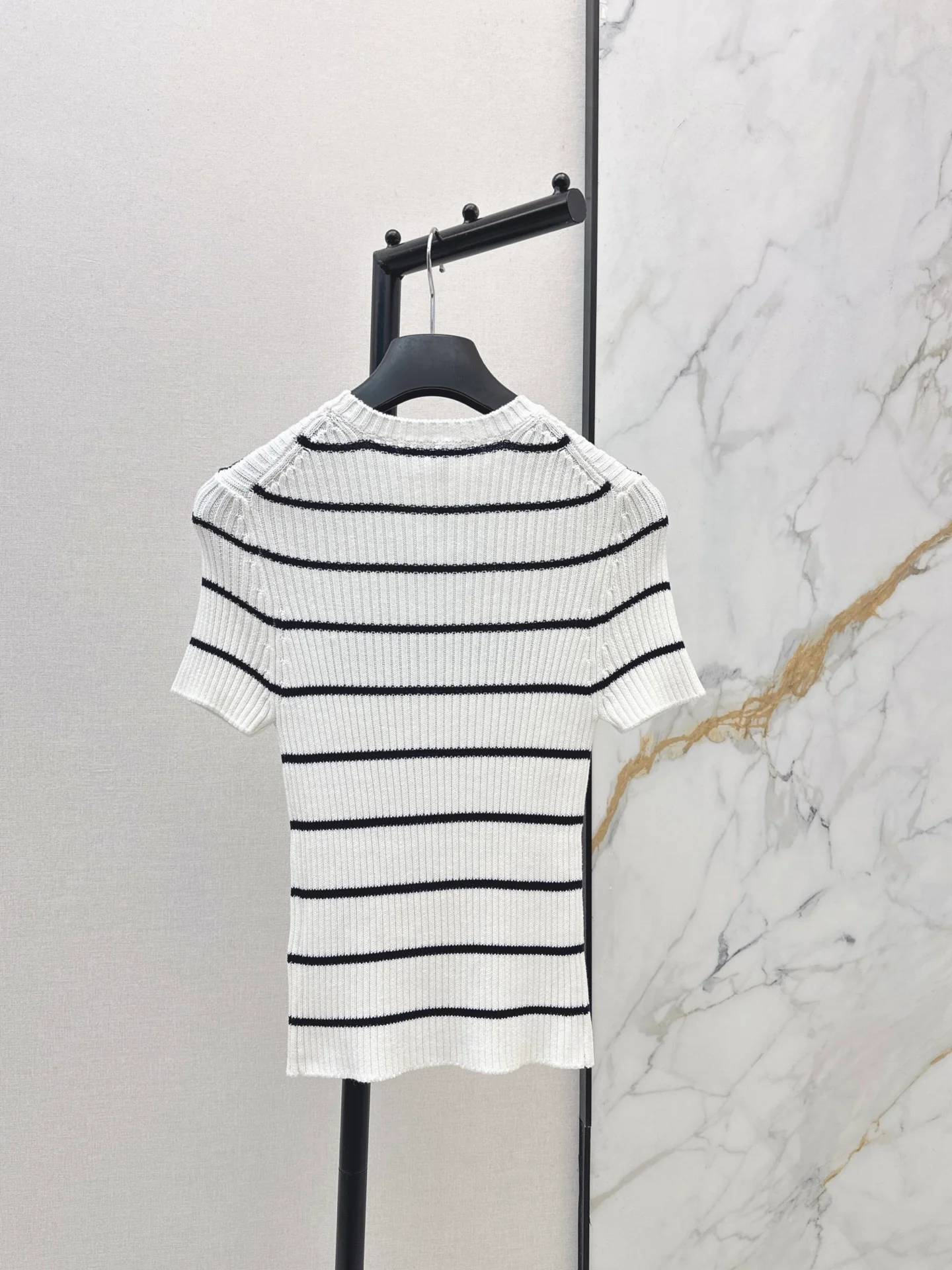 CD 25fw stripe knit t-shirt