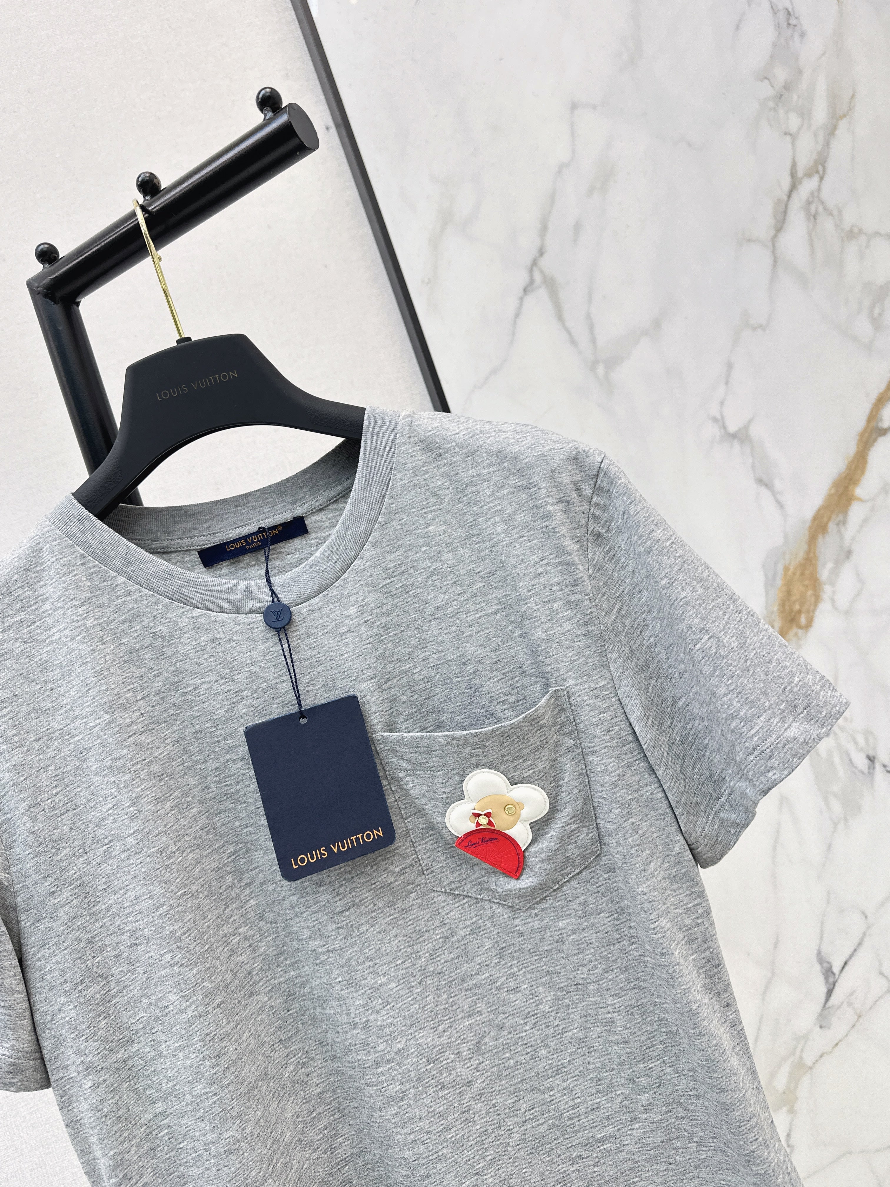 Louis 26ss embroidery t-shirts