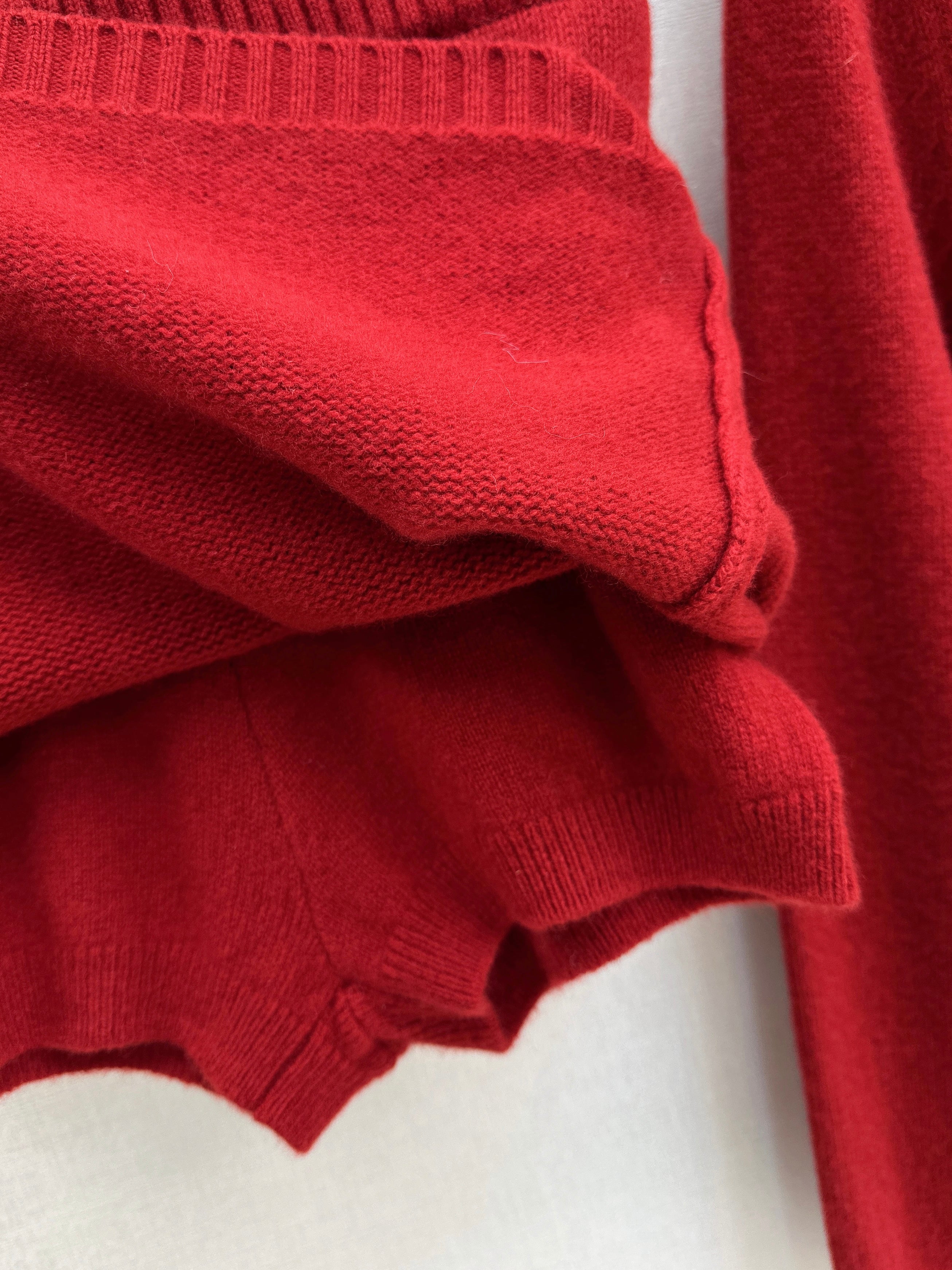 Loro 26ss outfit sets zip-up cardigan+skirts