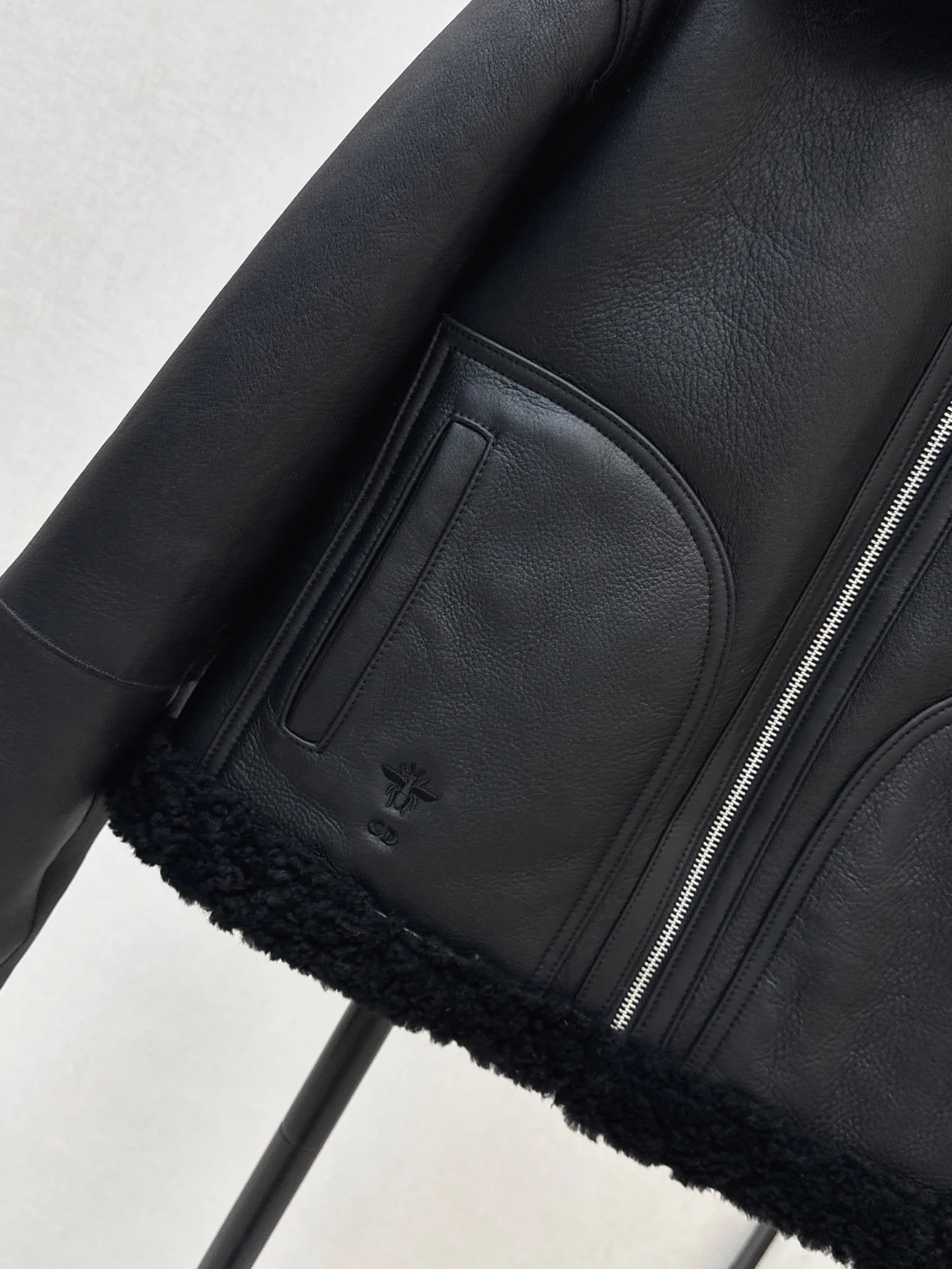 CD 26ss reversible fur jacket