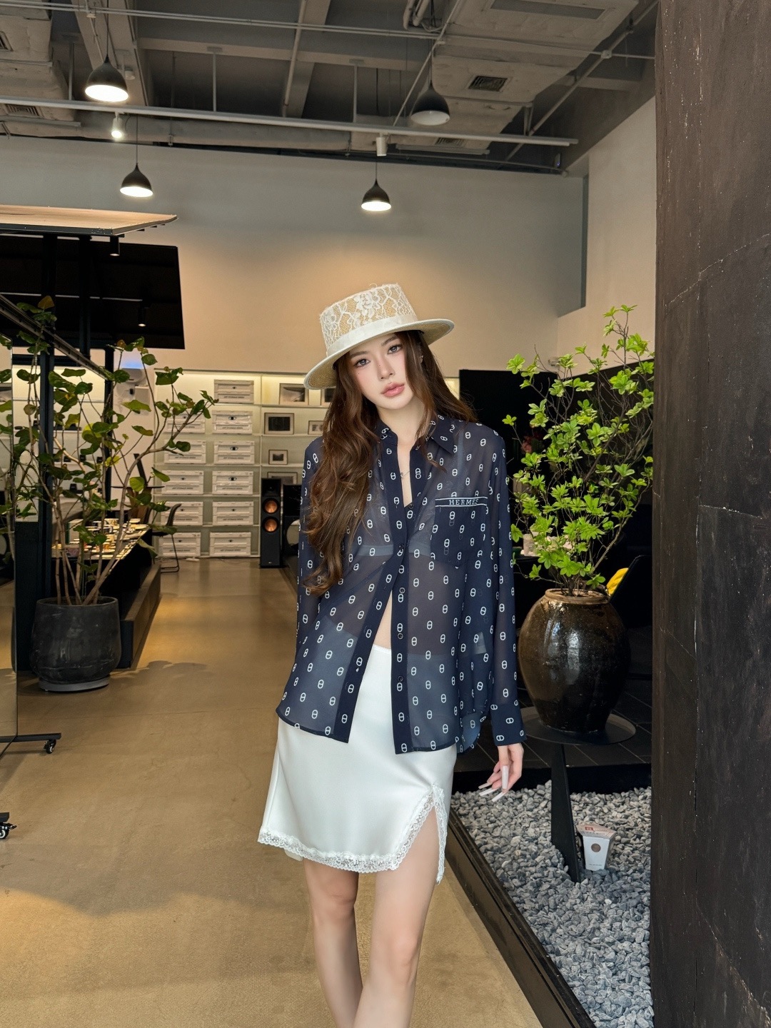 Her 26ss print shirt