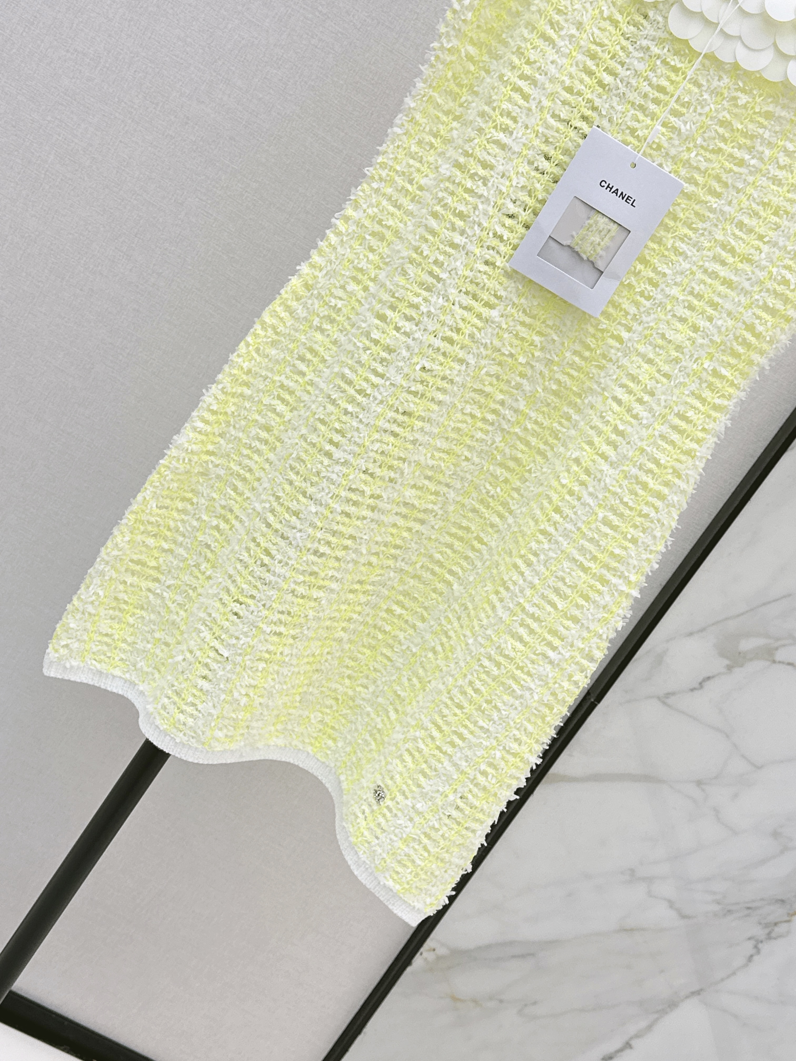 Chan 26ss knit slip dress