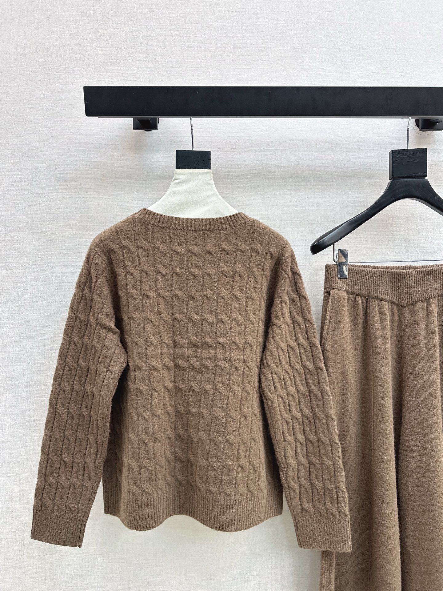 Ralp 25fw wool sweater +wide-leg pants