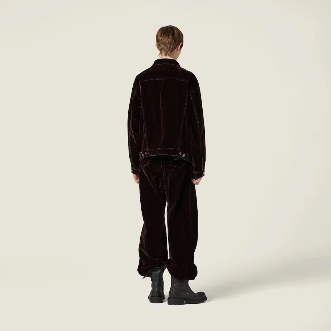 Miu 25fw velvet pans