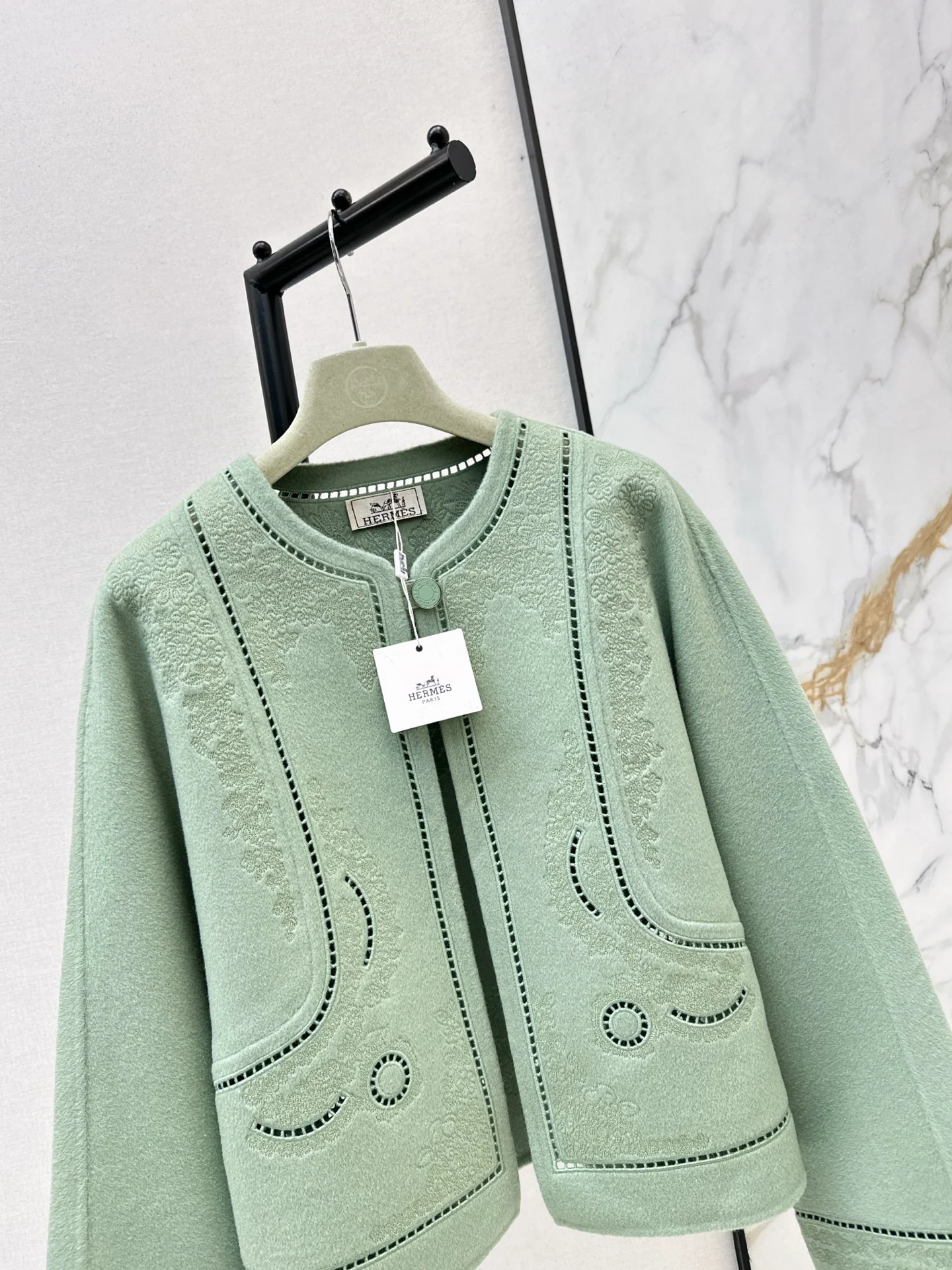 Herm 25fw embroidery jacket