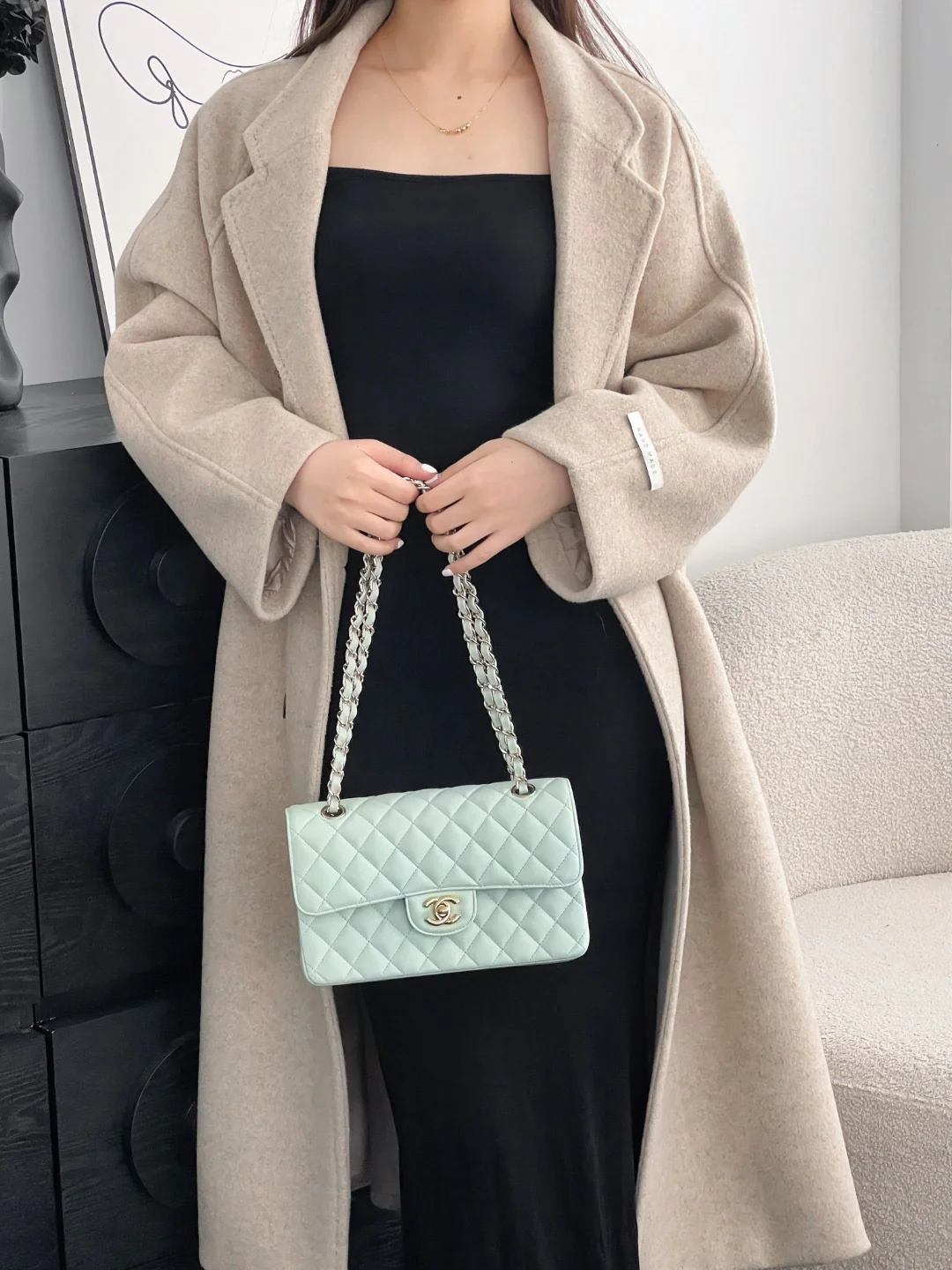 Chan cf23 chain shoulder bag