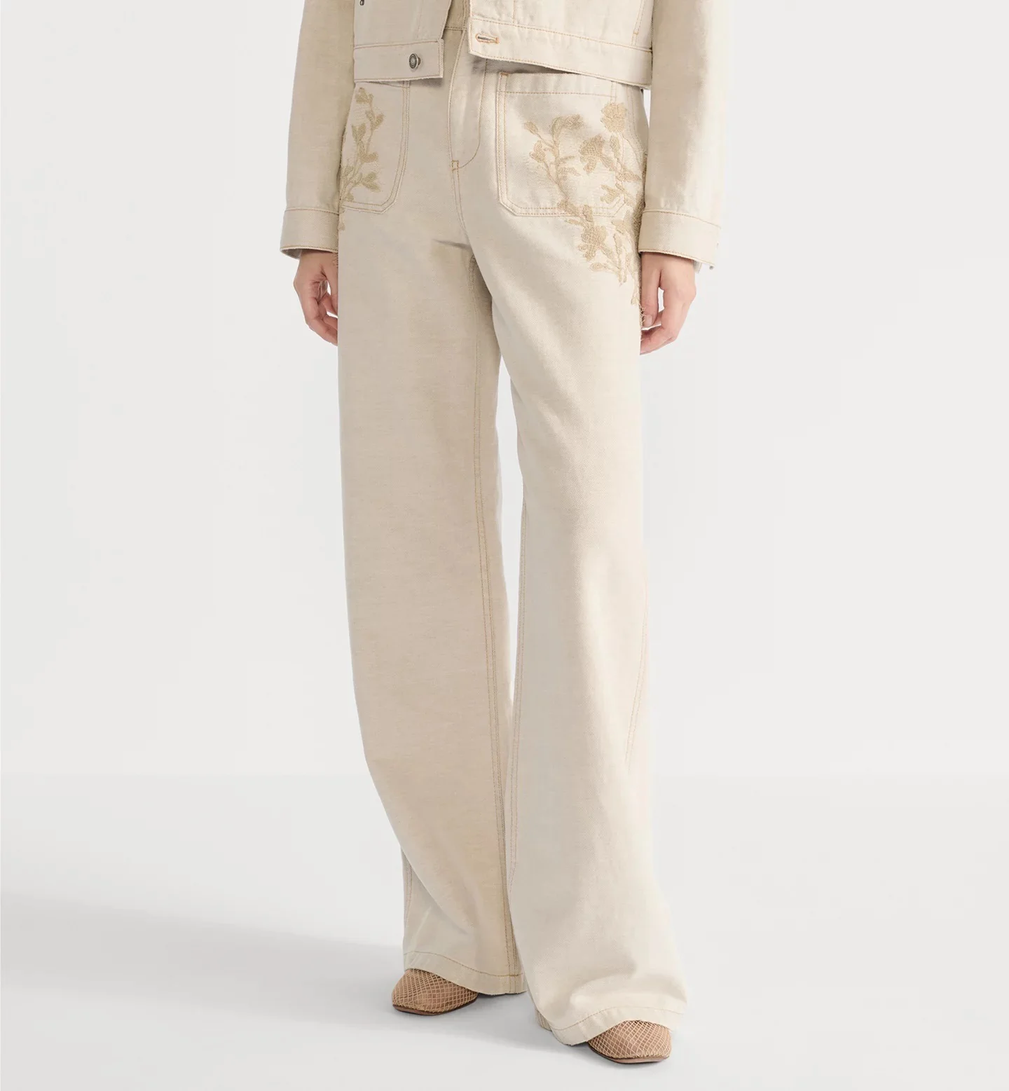 CD 26ss embroidery pants