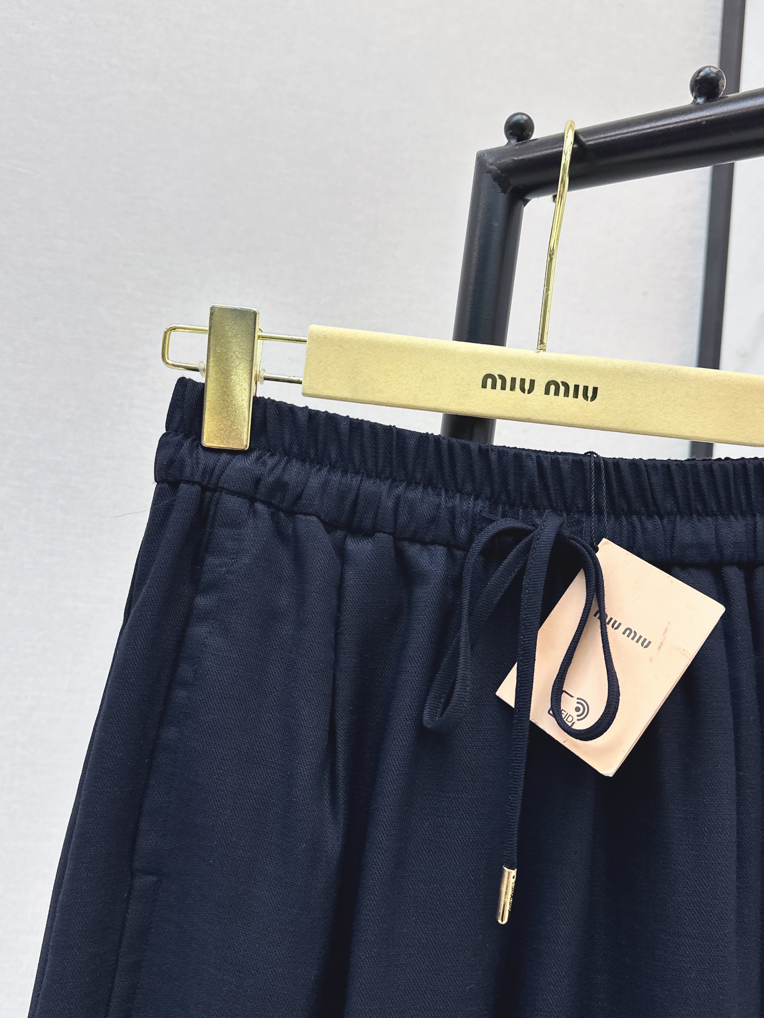 Miu 26ss wide-leg pants