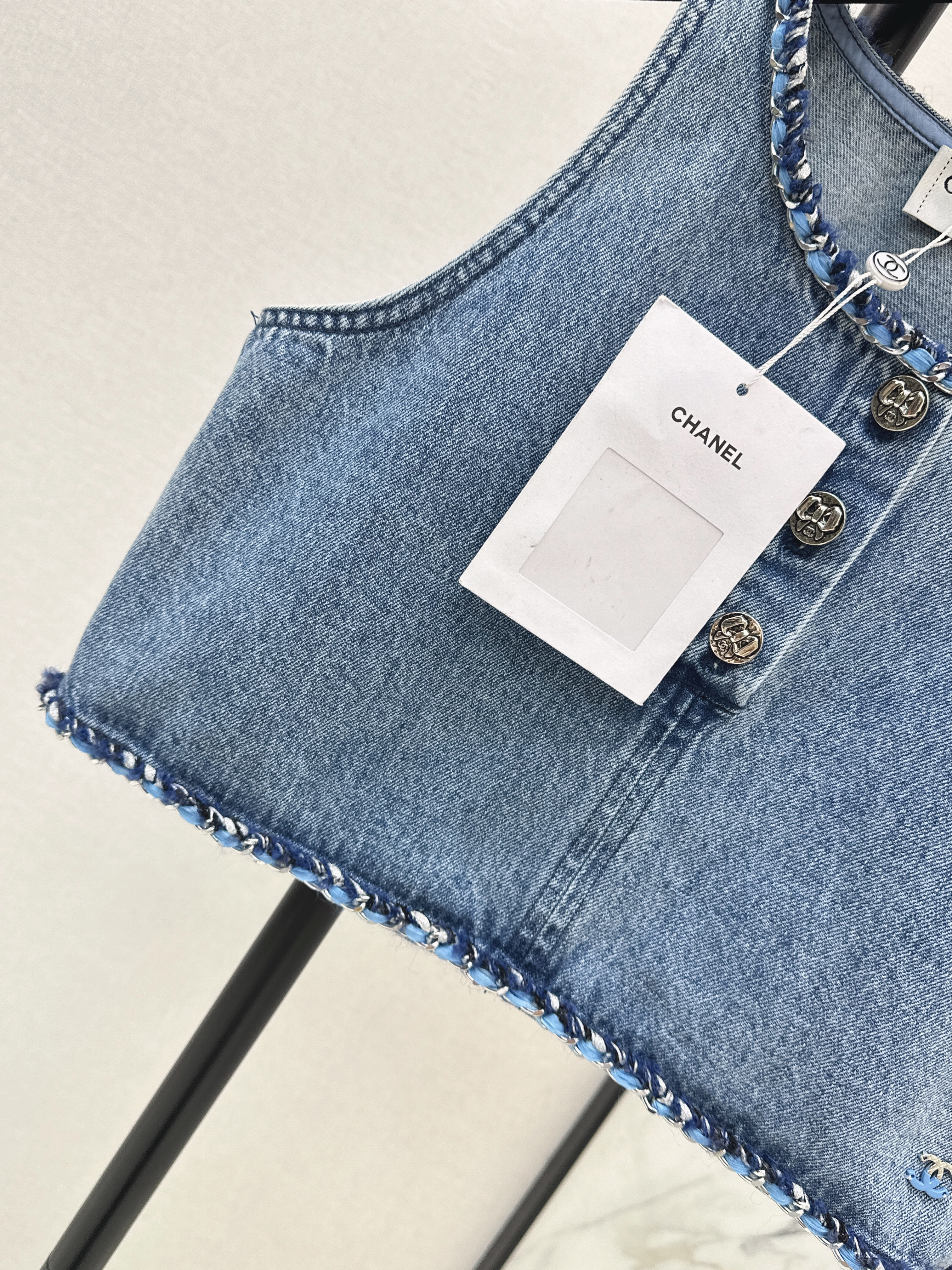 Chan 26ss denim vest