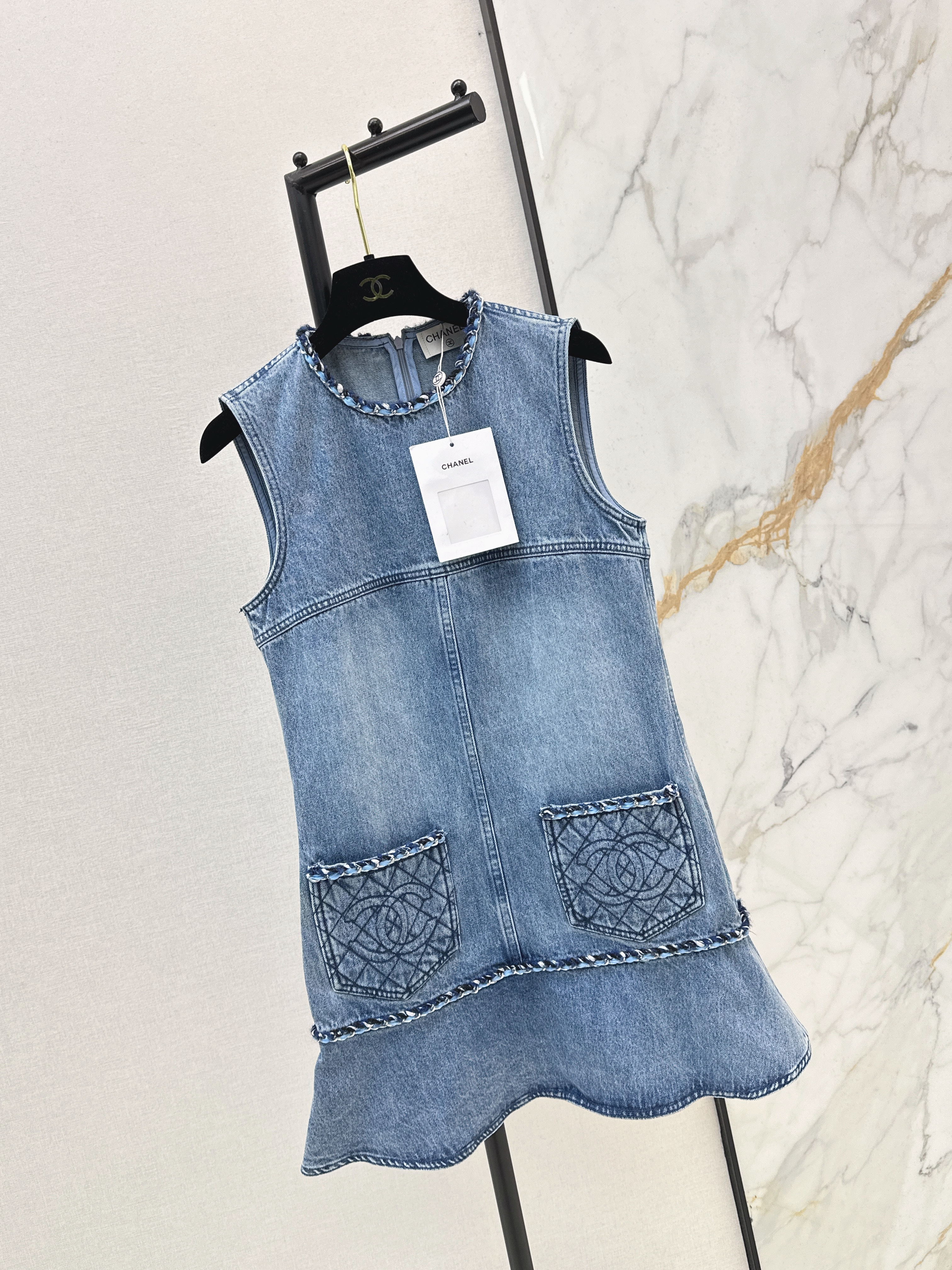 Chan 26ss denim dress