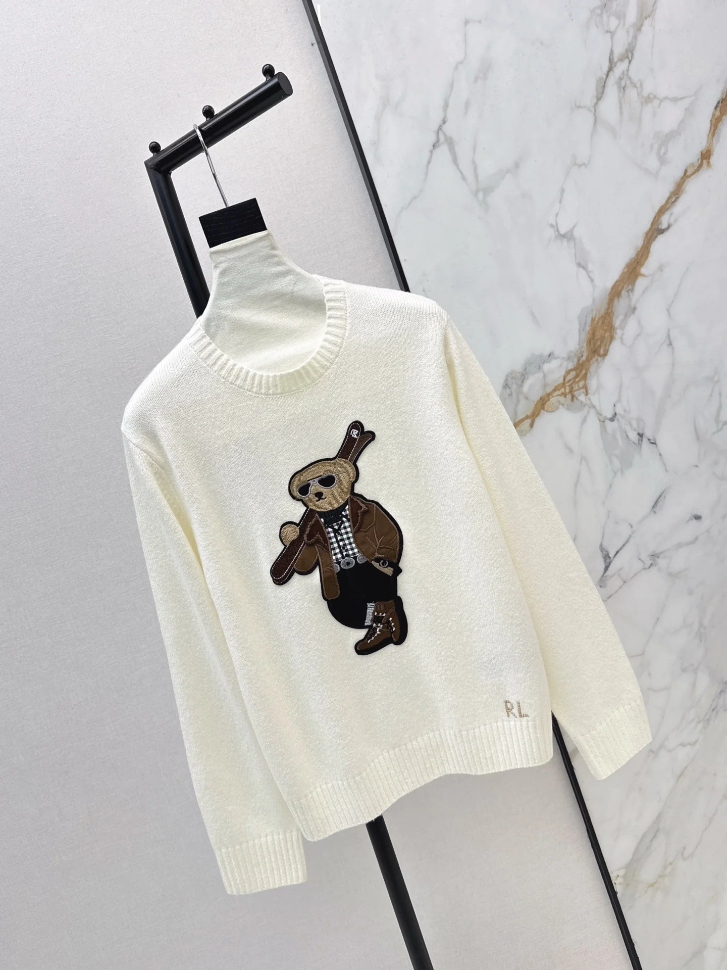 Ralp 25fw embroidery sweater