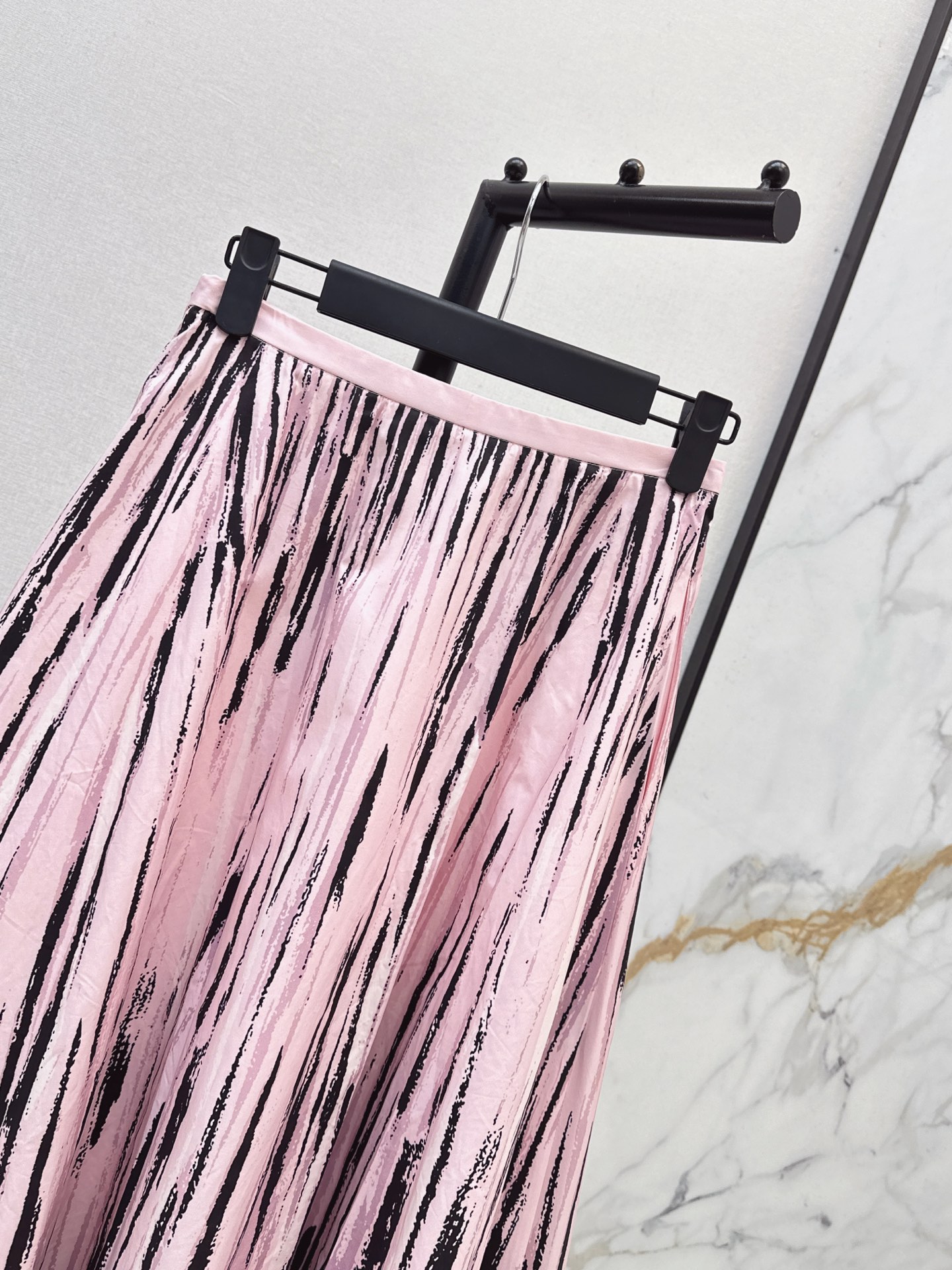 CD 26ss bow print pleated skirt