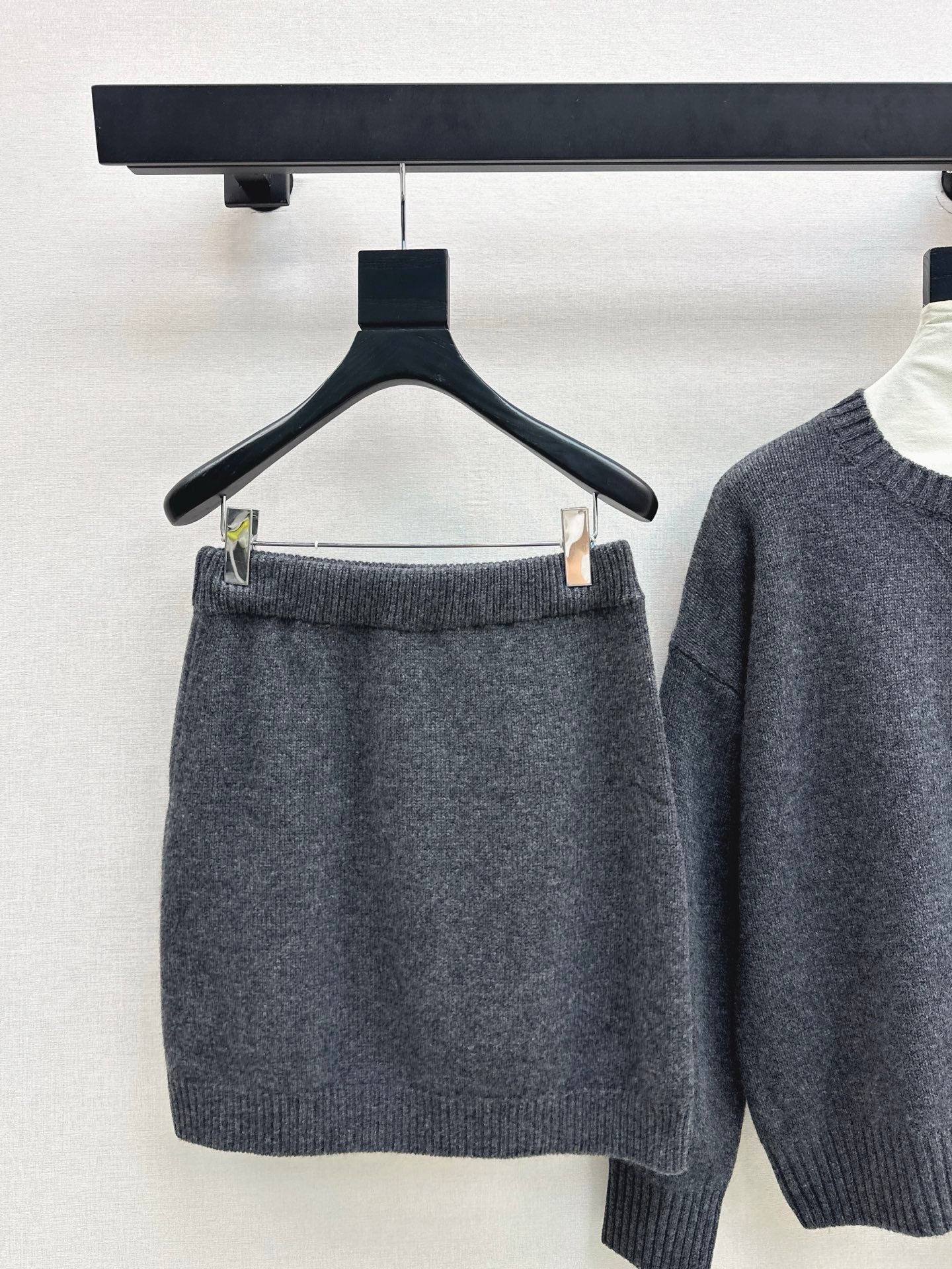 Miu 25fw knit sweater+skirt outfit sets