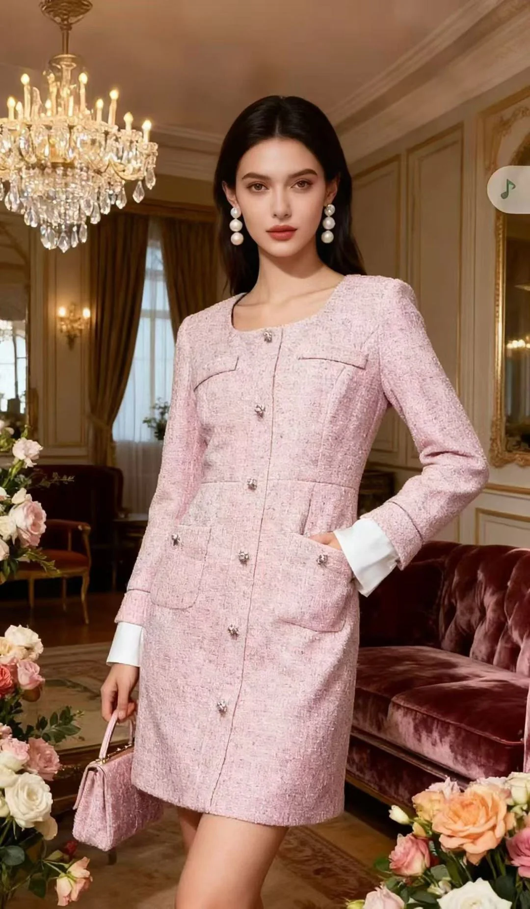 Chan 25fw woven dress