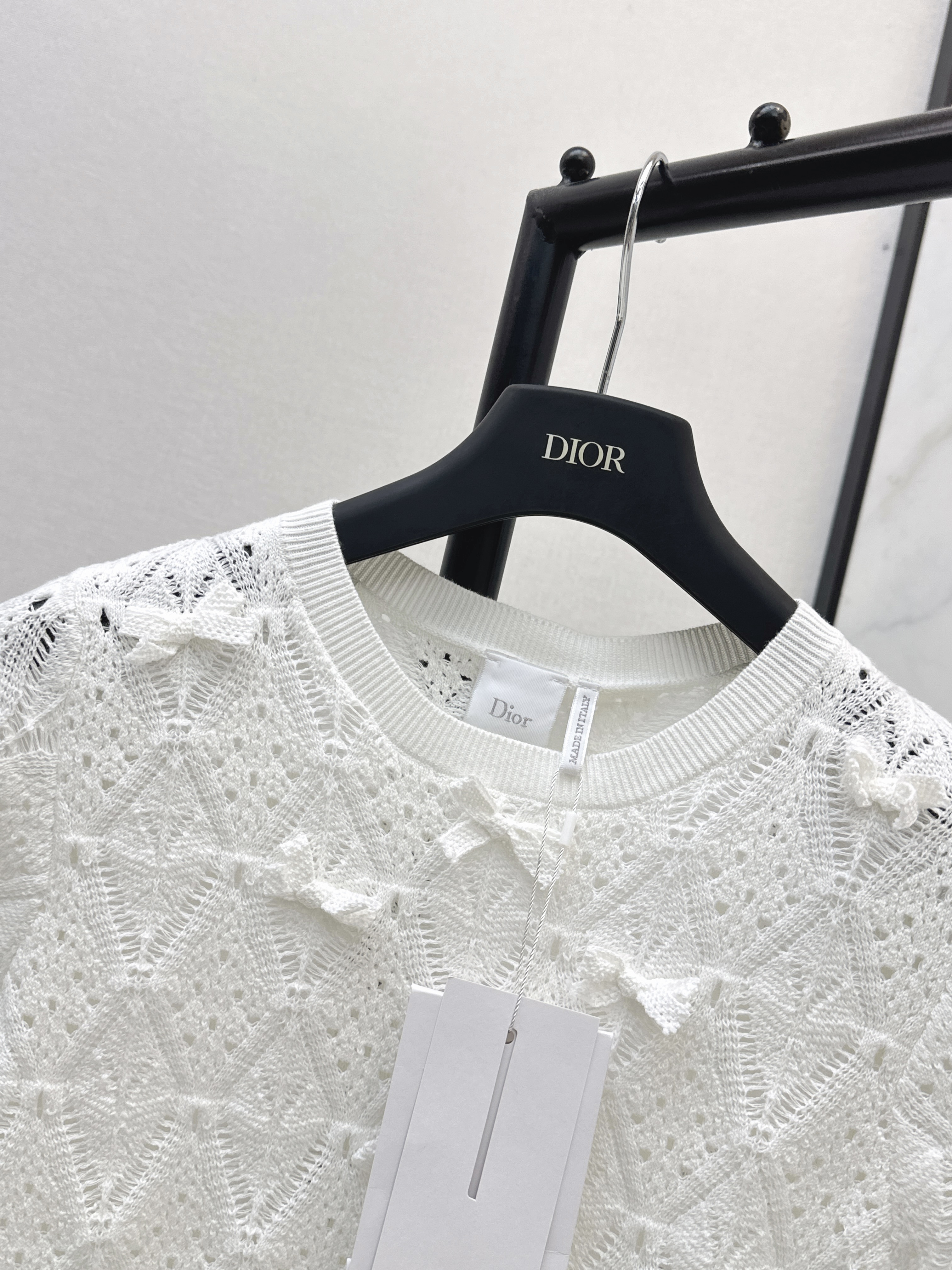 CD 26ss bow hollow knitwear