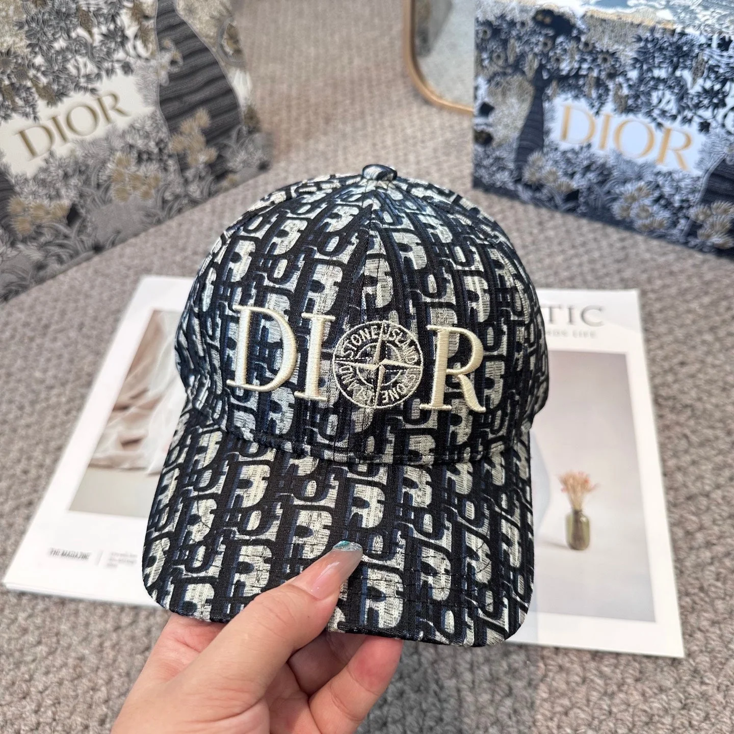 CD classic distressed baseball cap