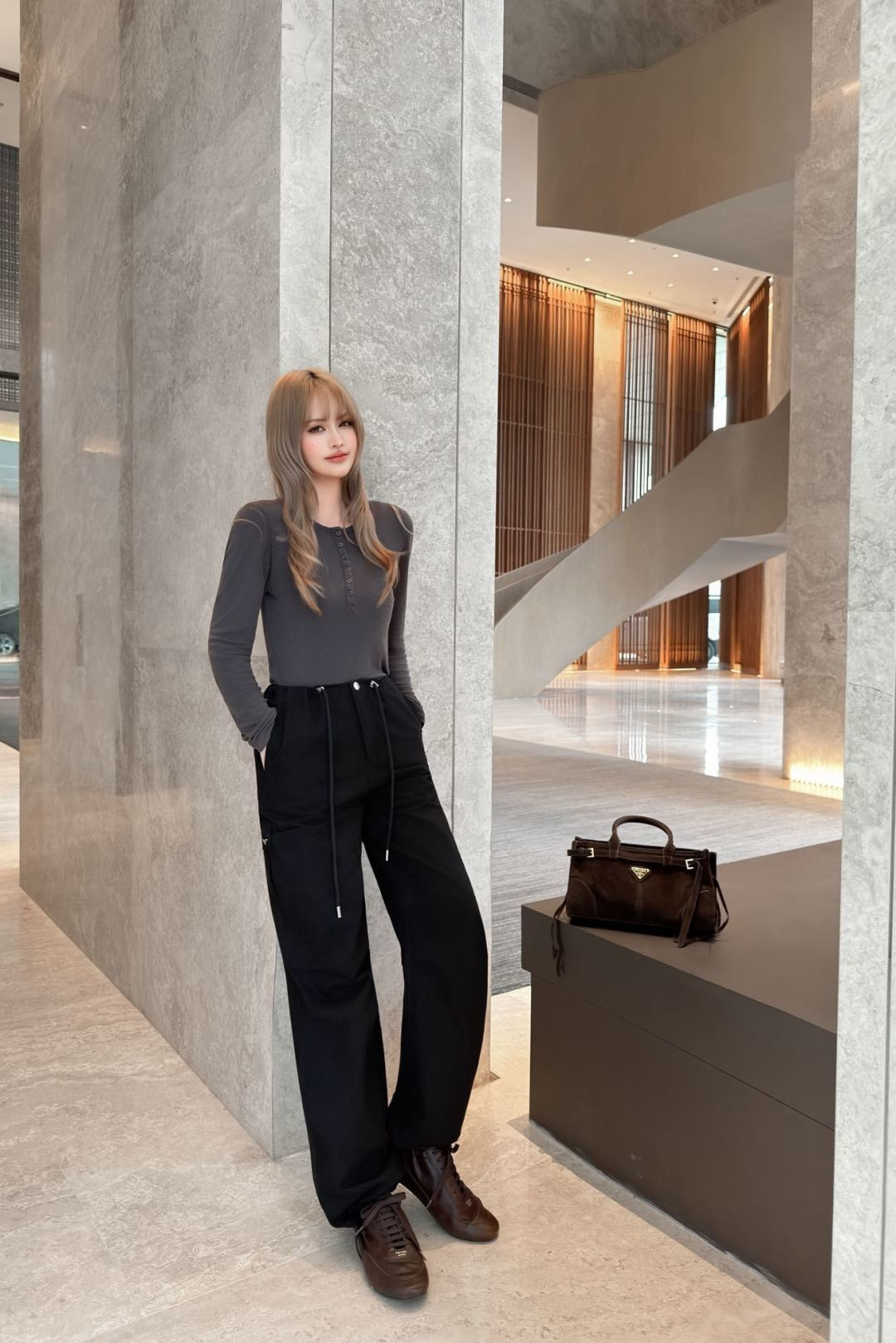 Pra 26ss wide-leg pants