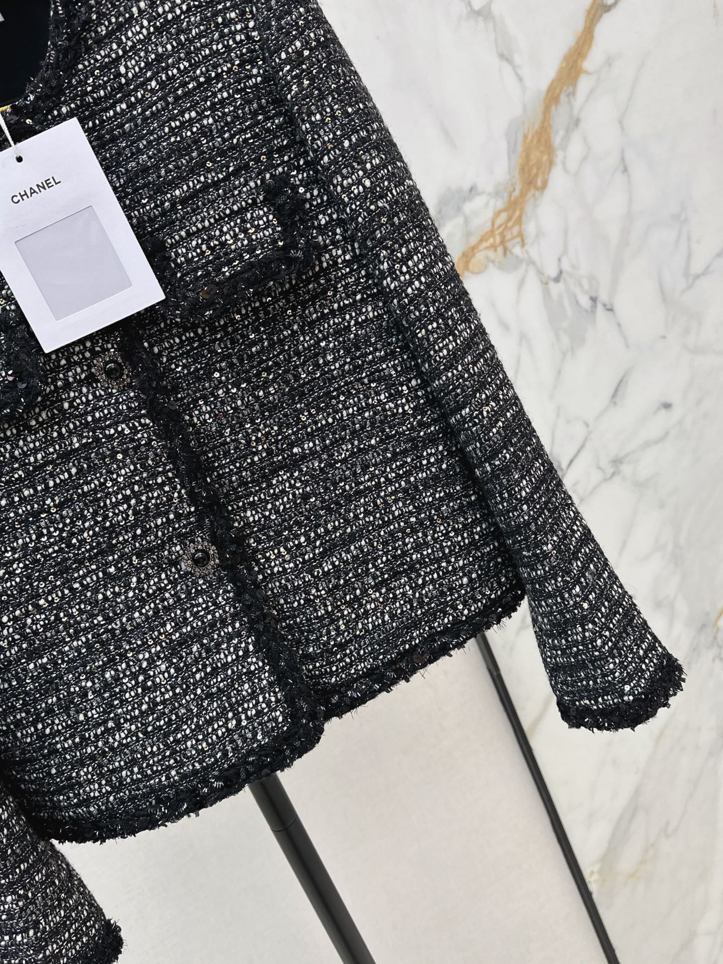 Chan 25fw woven tweed jacket