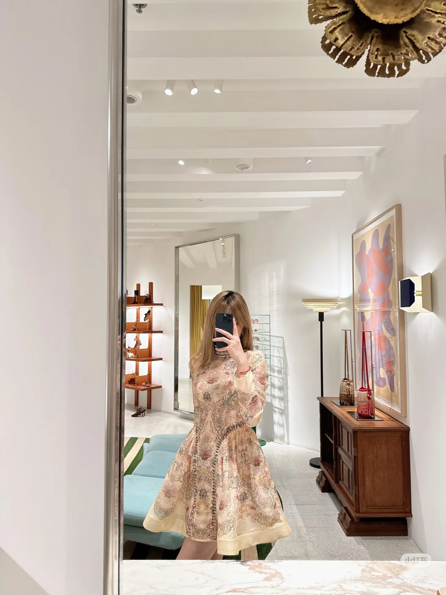 Zimm 25fw print dress