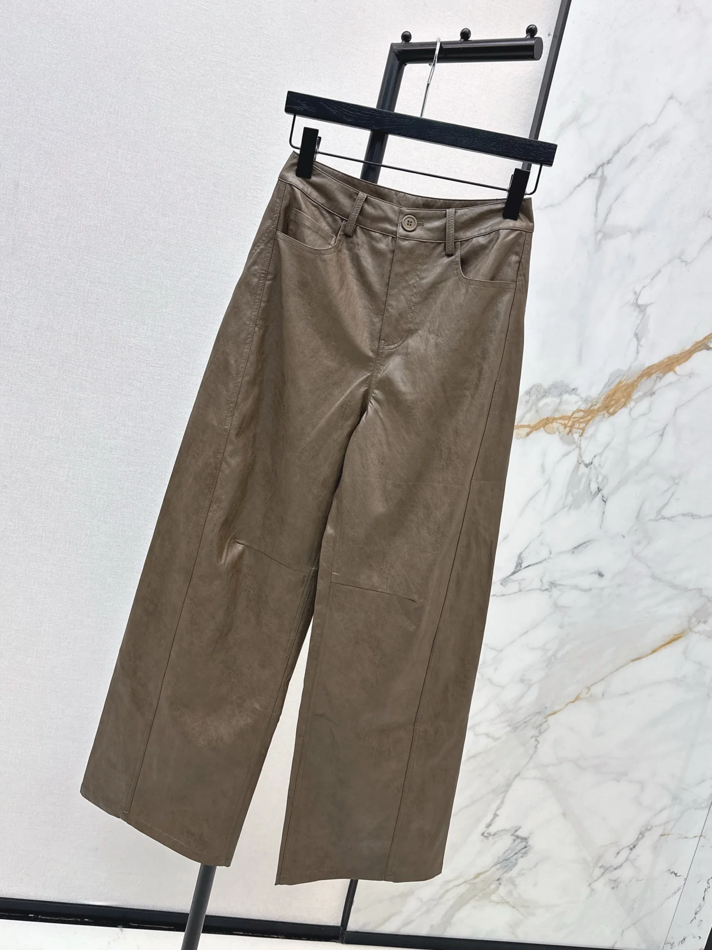 Row 25fw leather pants