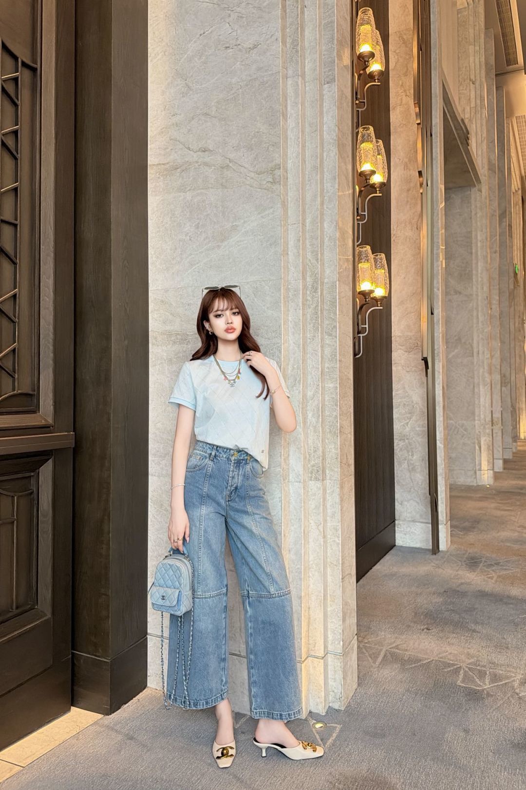 Chan 26ss cropped jeans