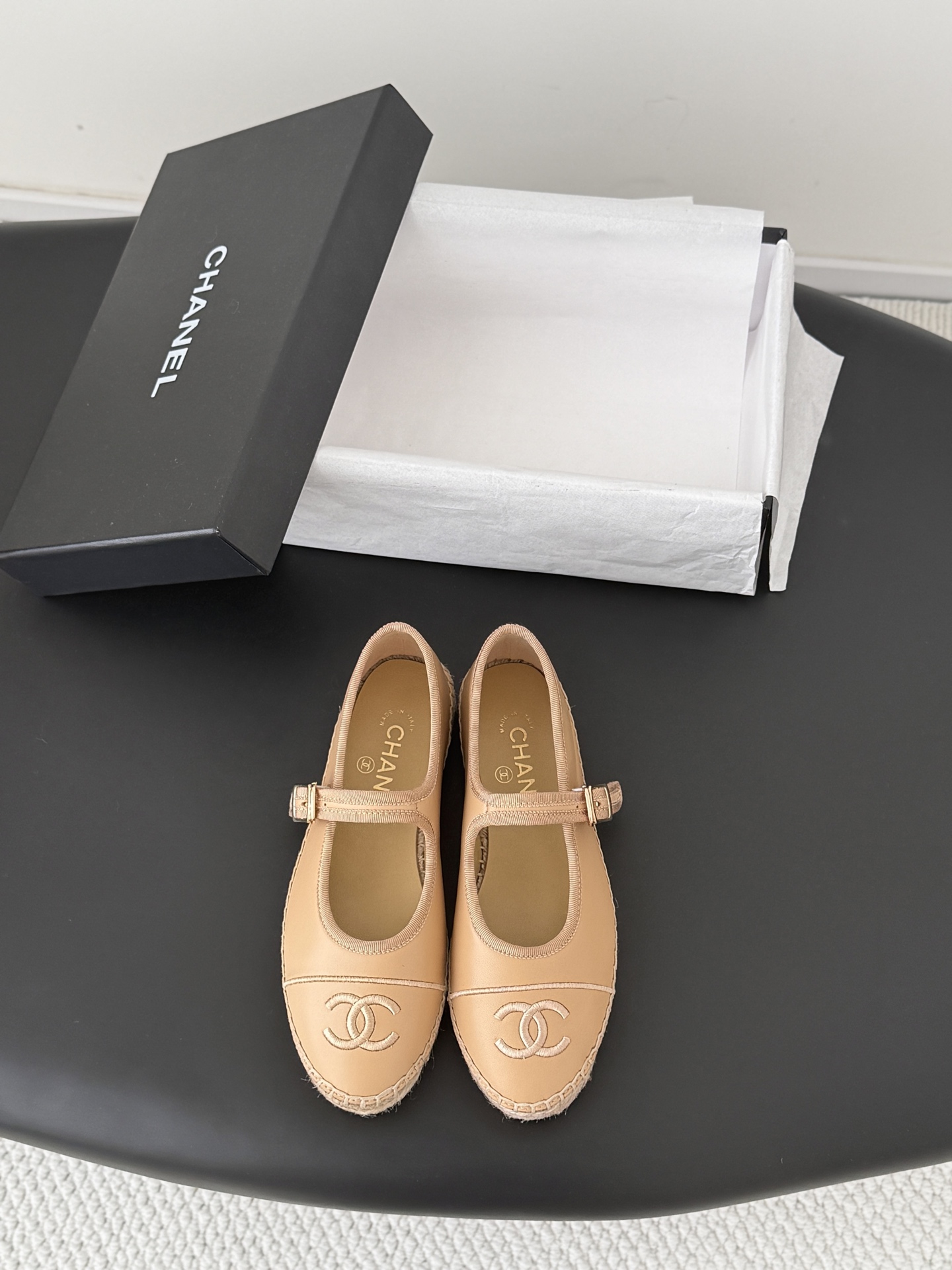 Chan 26ss mary jeans flats