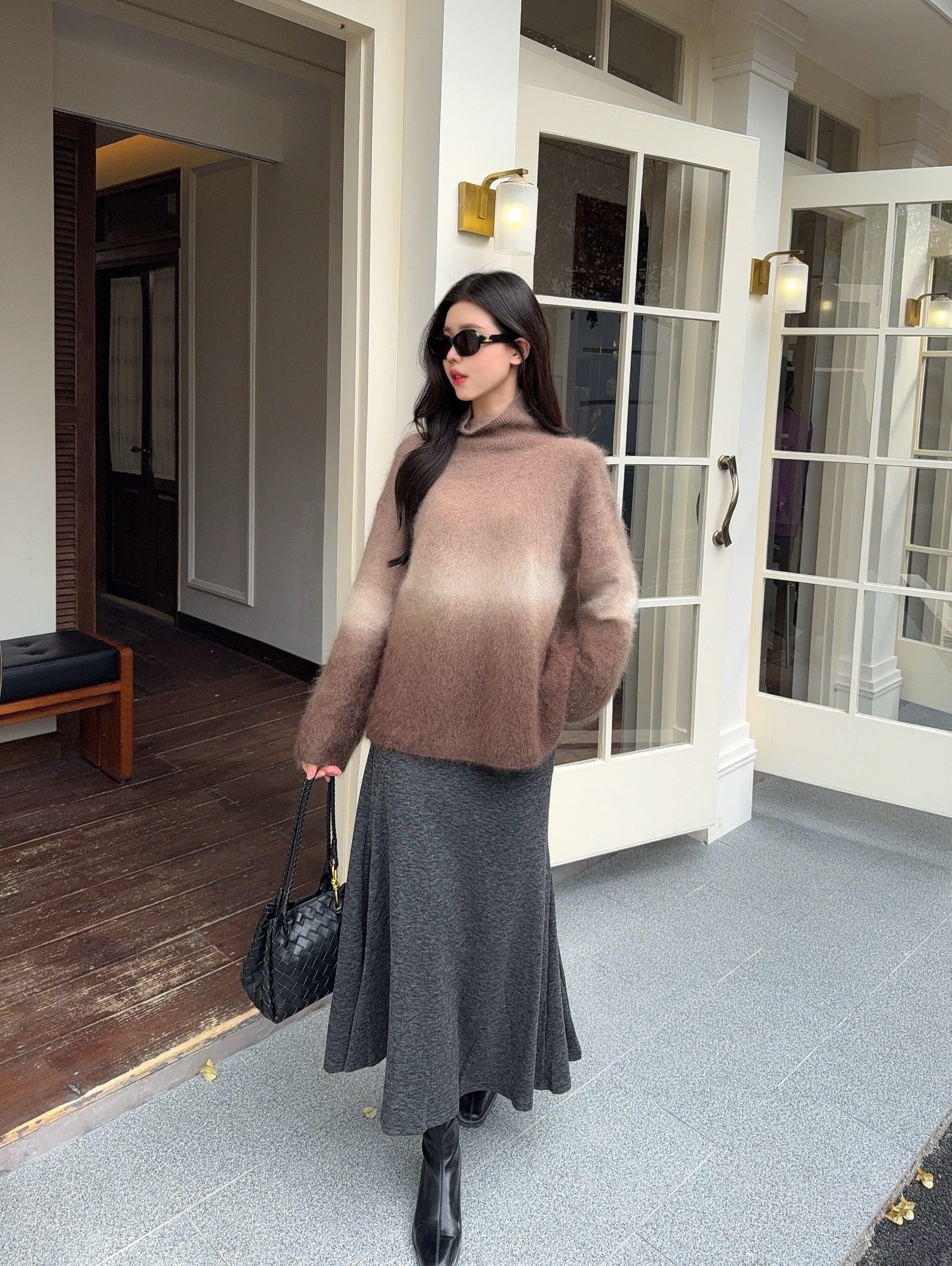 Max 26ss gradient colors sweater