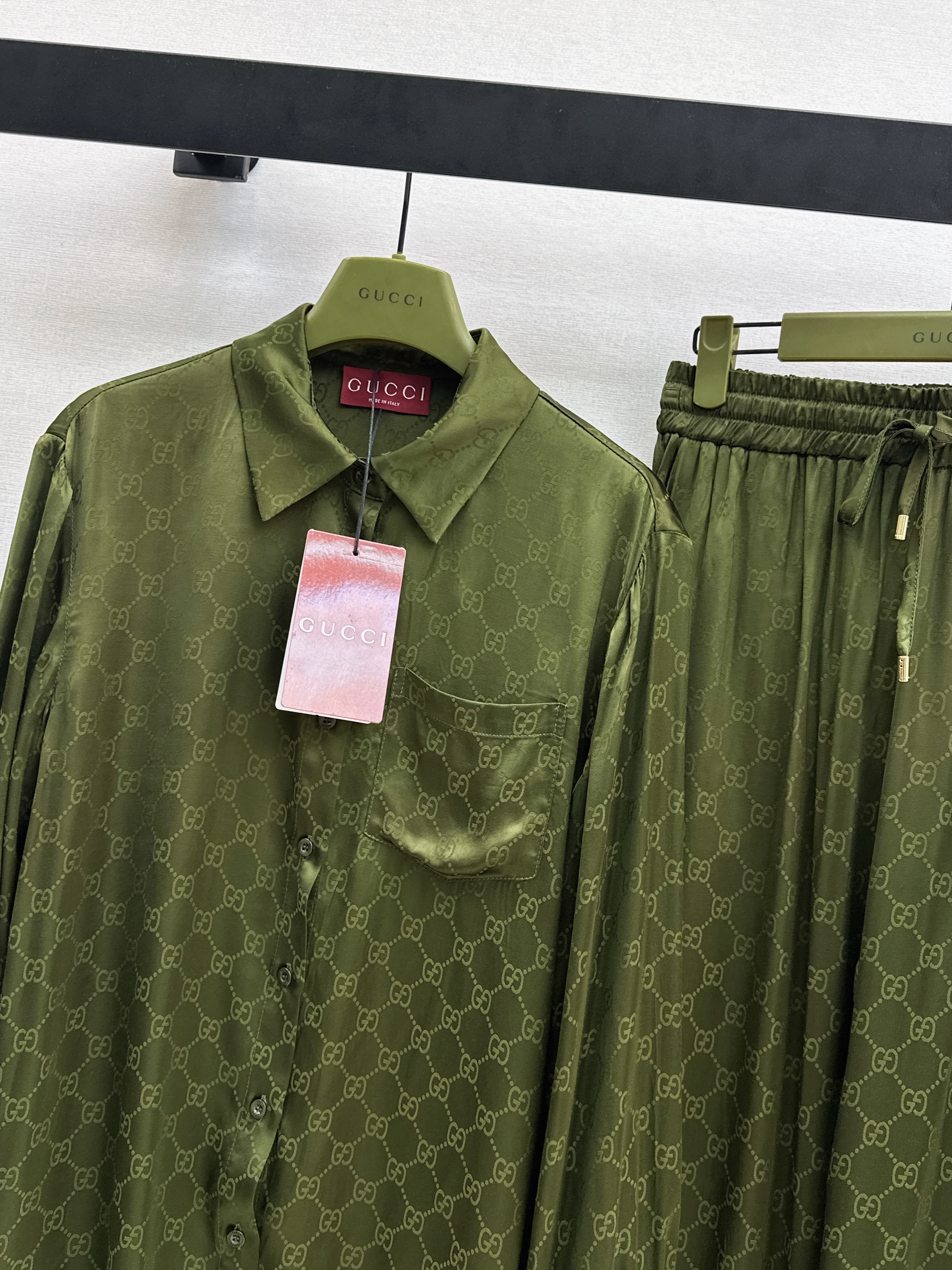 Guc 26ss jacquard casual outfit sets