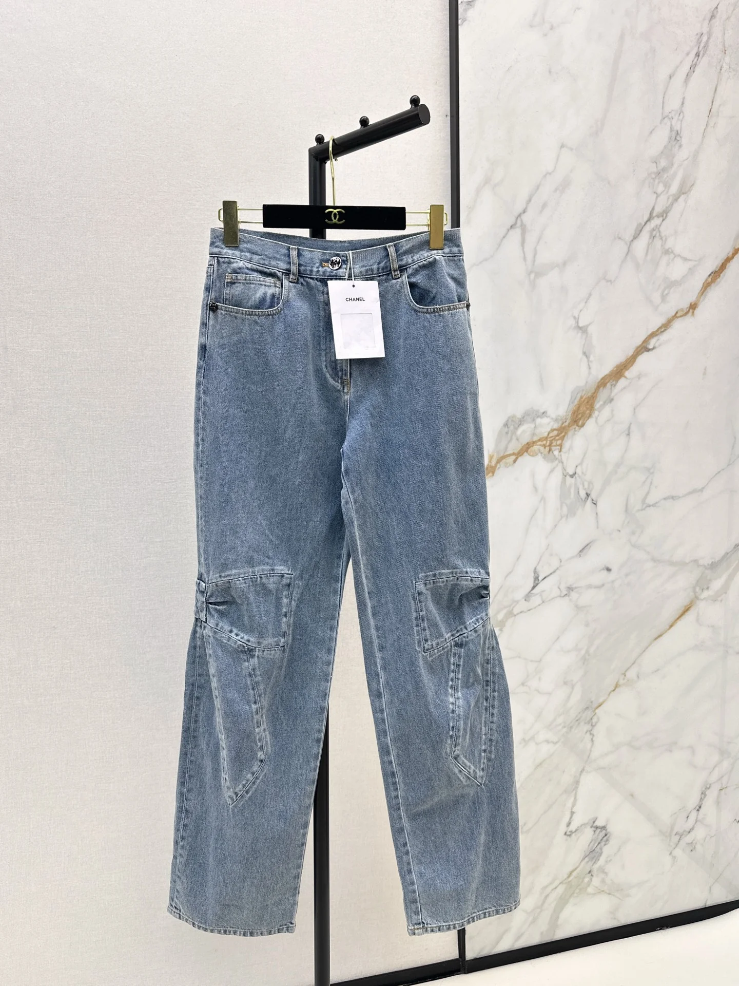 Chan 25fw cargo denim pants