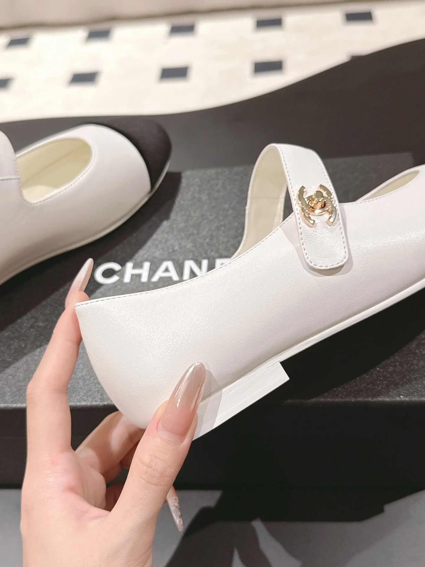 Chan 25fw mary jane flats
