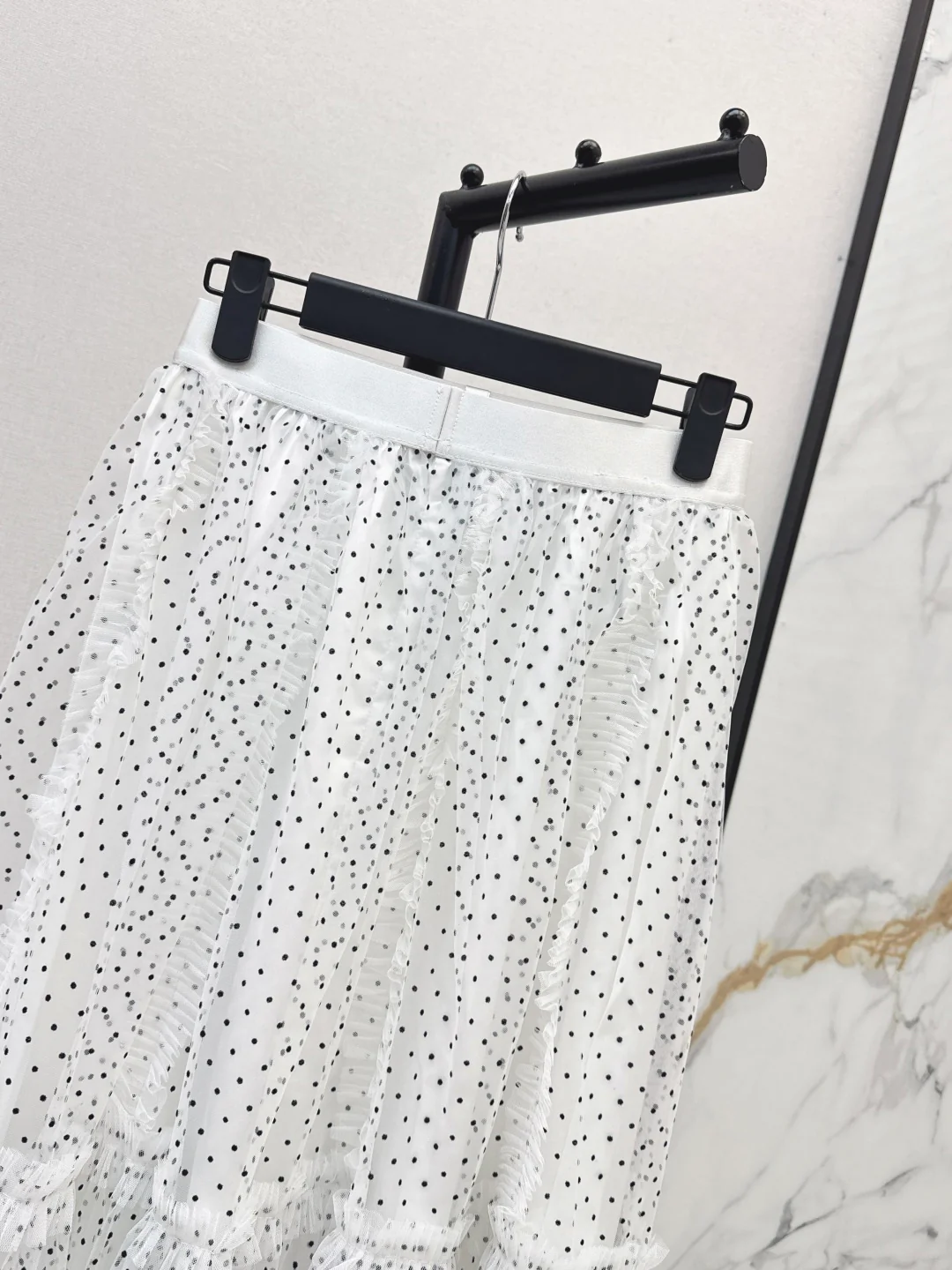CD 26ss polka dot mesh skirts