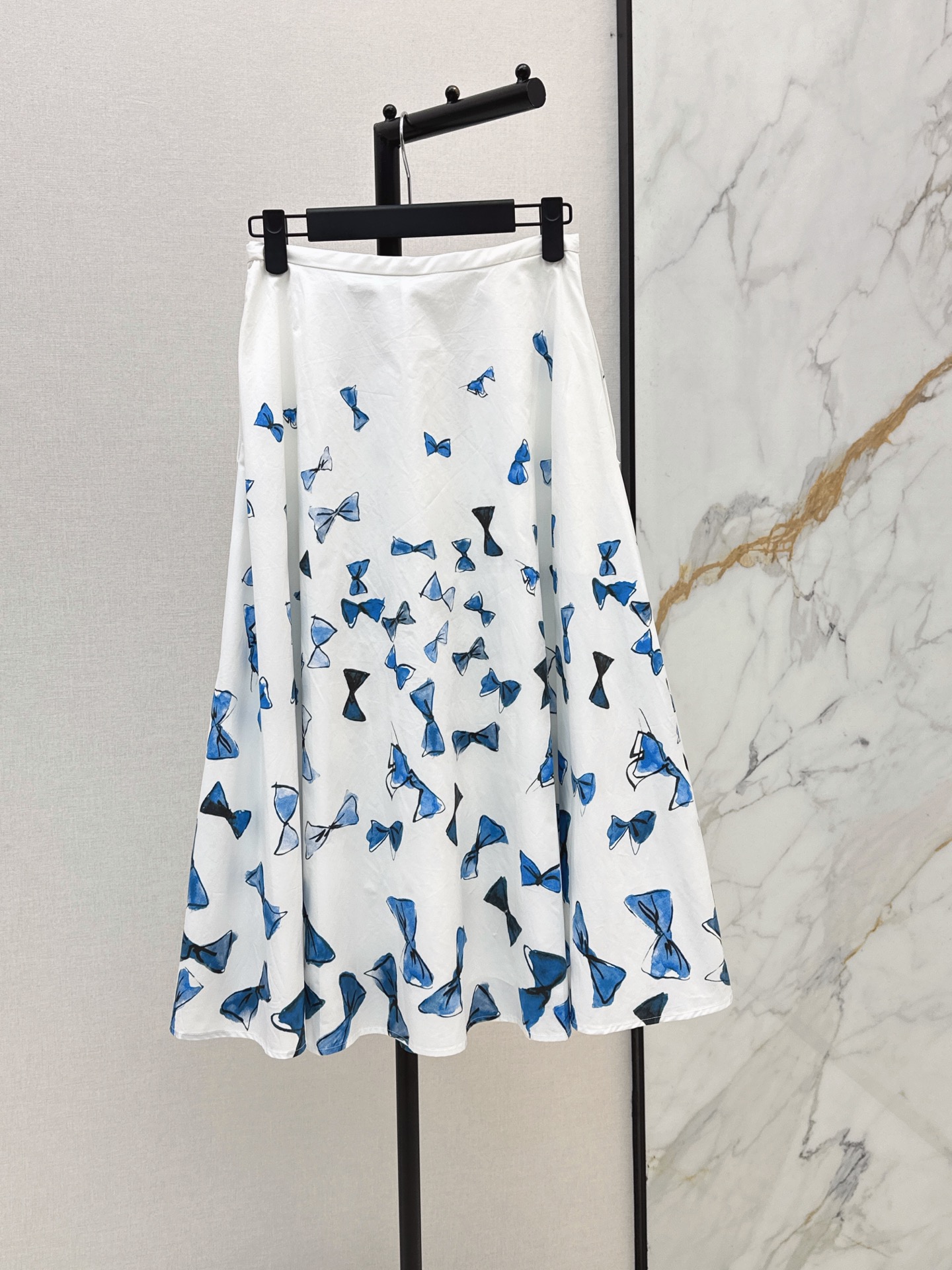 CD 26ss print ppleated skirt